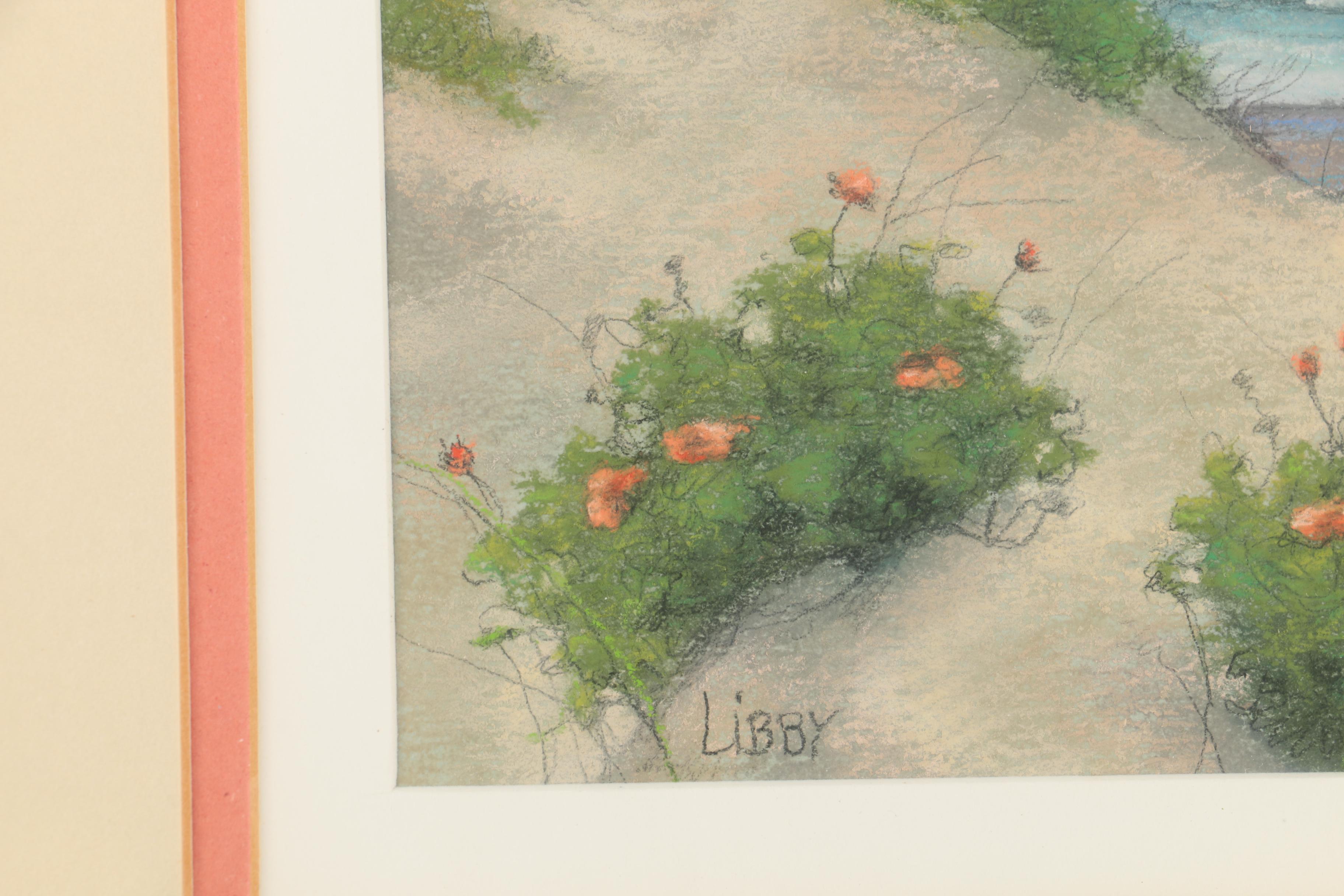 Carol E. Napoli and Libby Chalk Pastel Drawings of Beaches