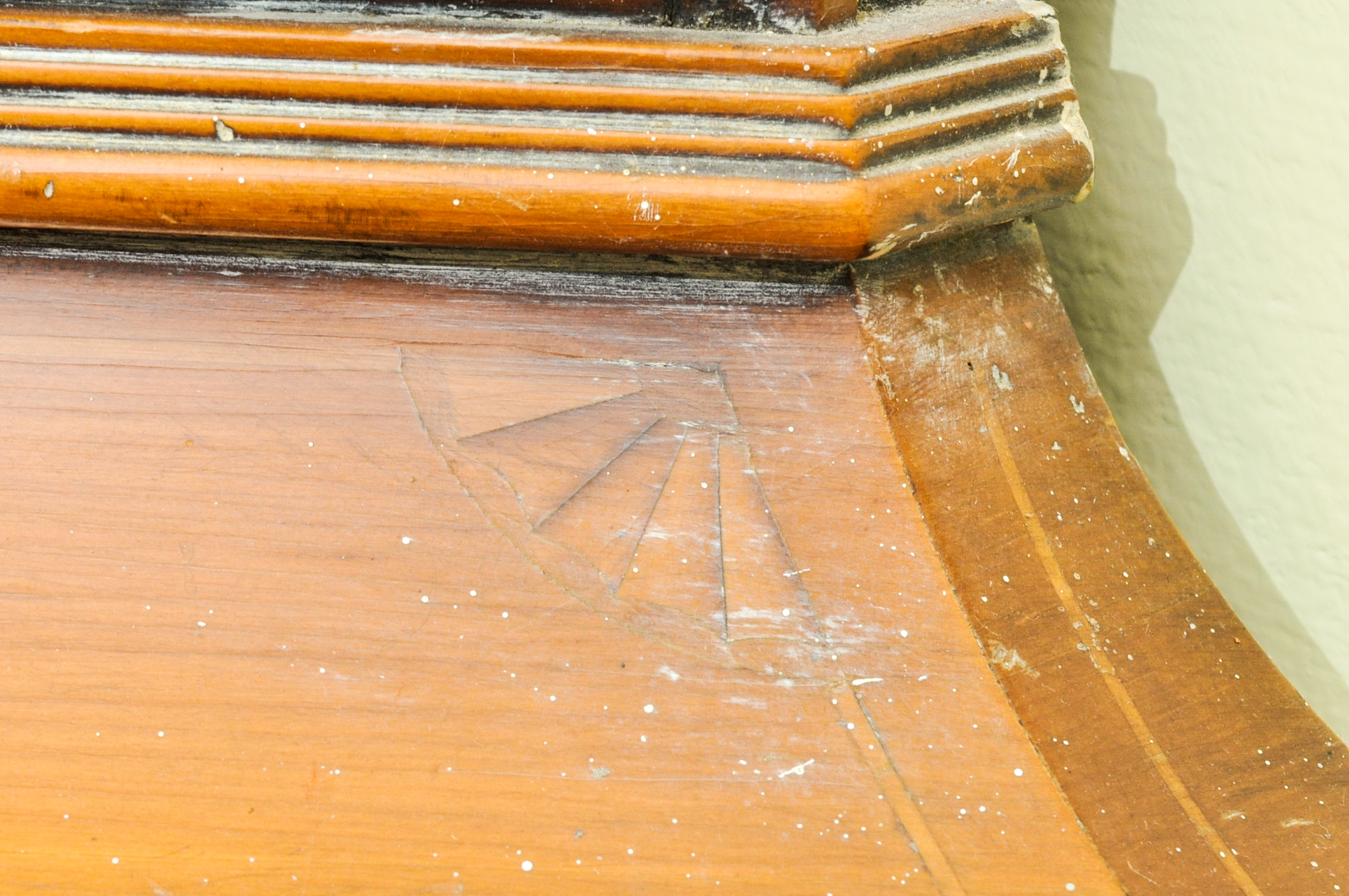 Pine Corner Display Cabinet