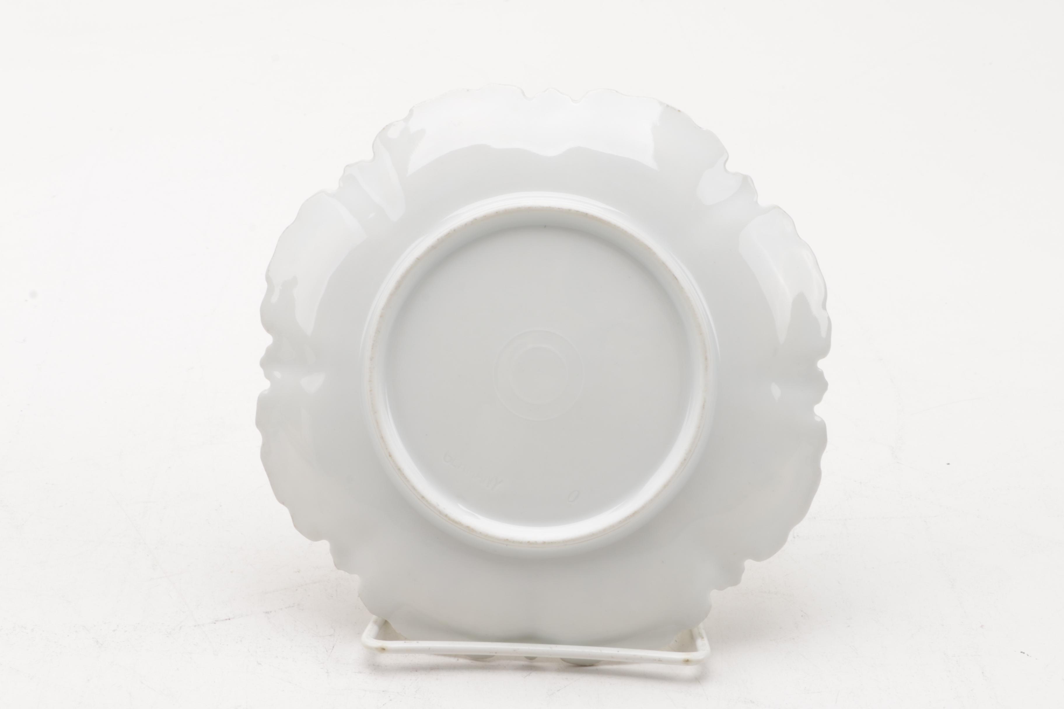 Antique Floral Decorated Porcelain Tableware