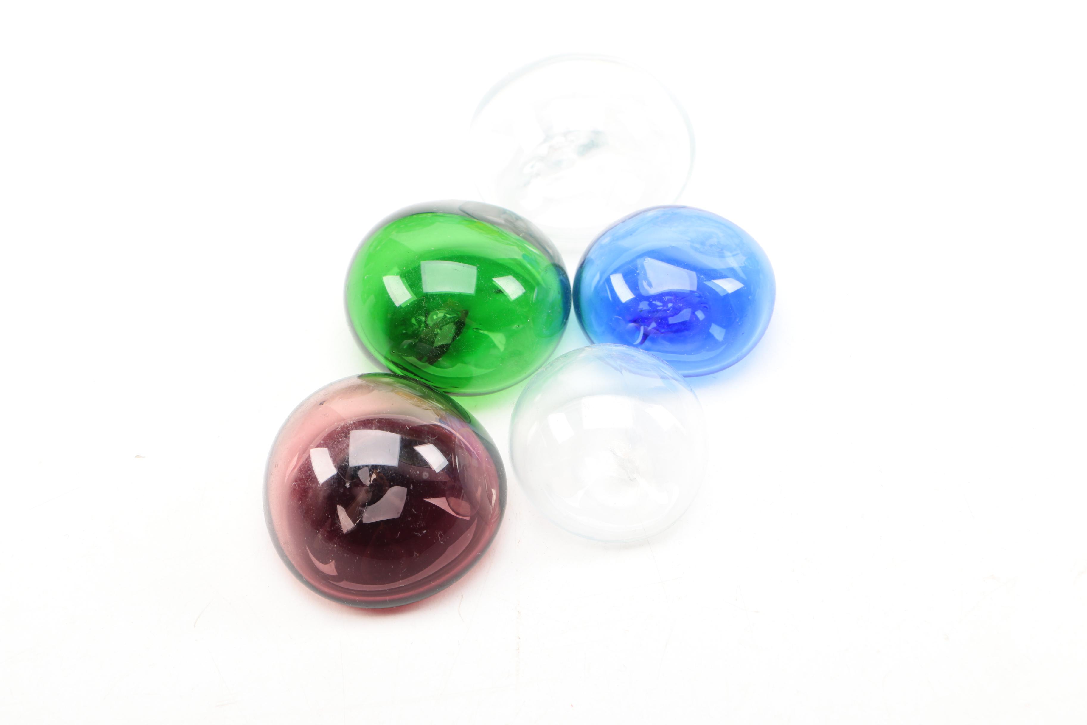 Art Glass Orb Window Decor