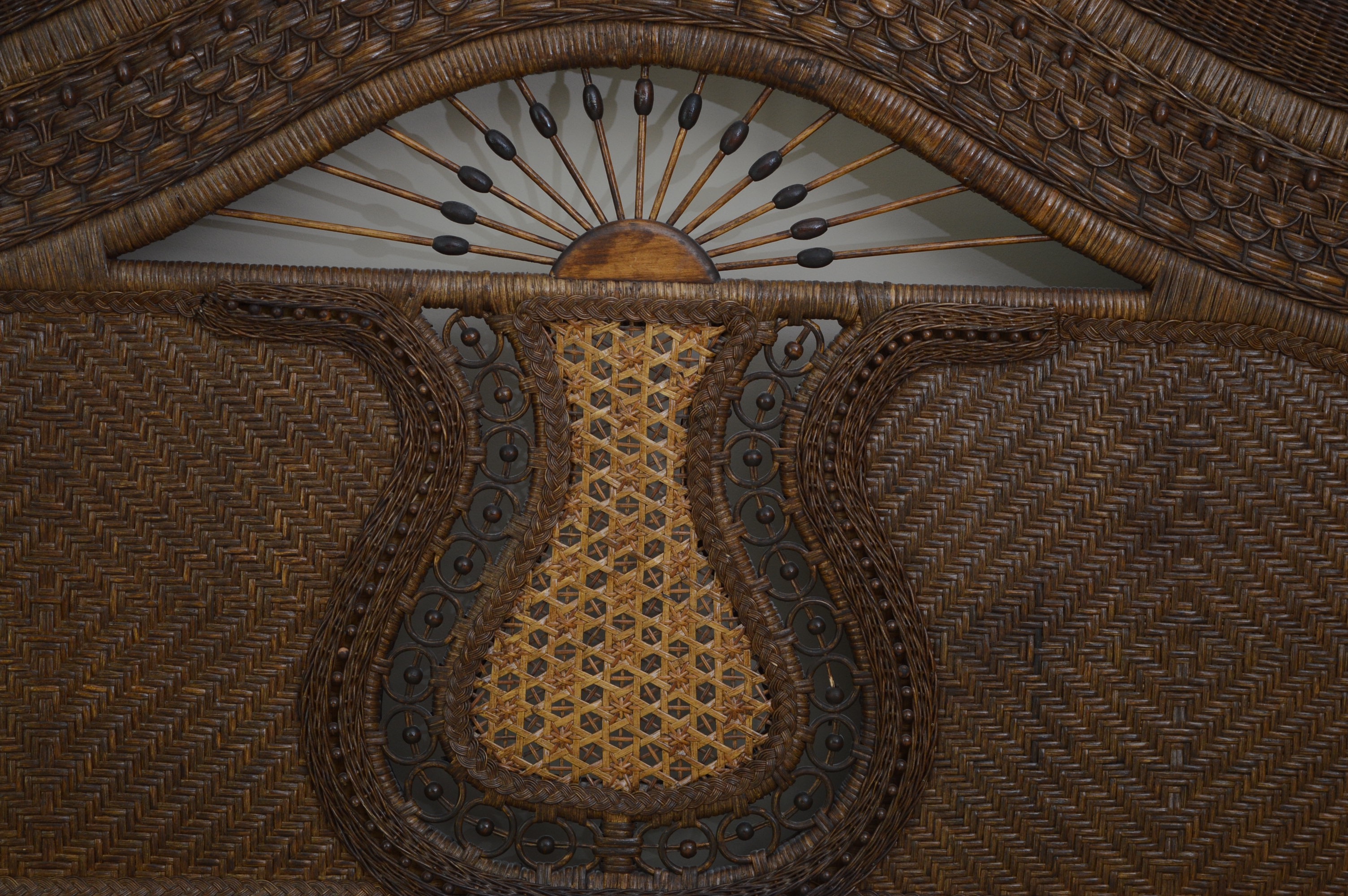 Yves Delorme Hand Woven Cane Bed from Gattle's