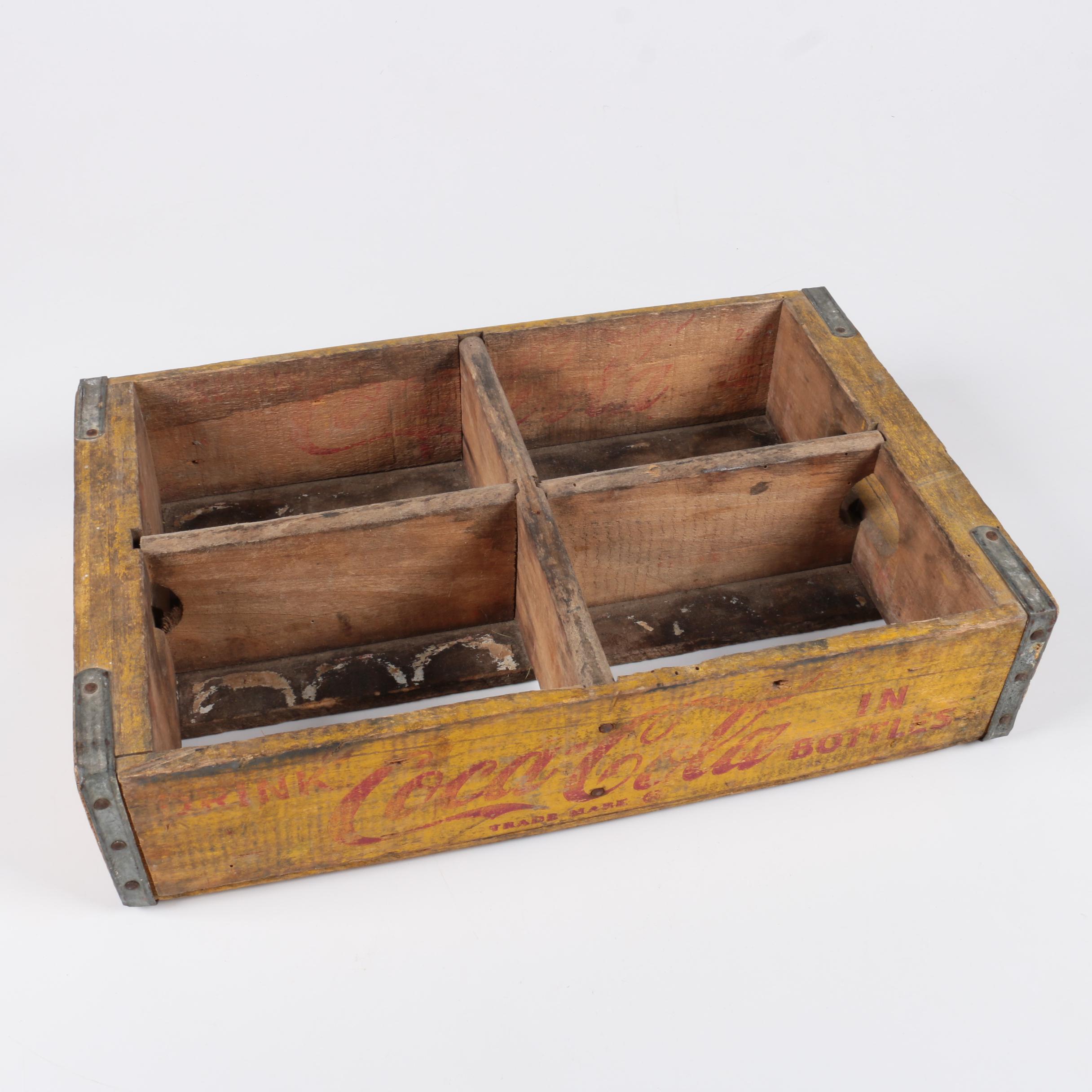 Vintage Coca-Cola Wooden Bottle Crate