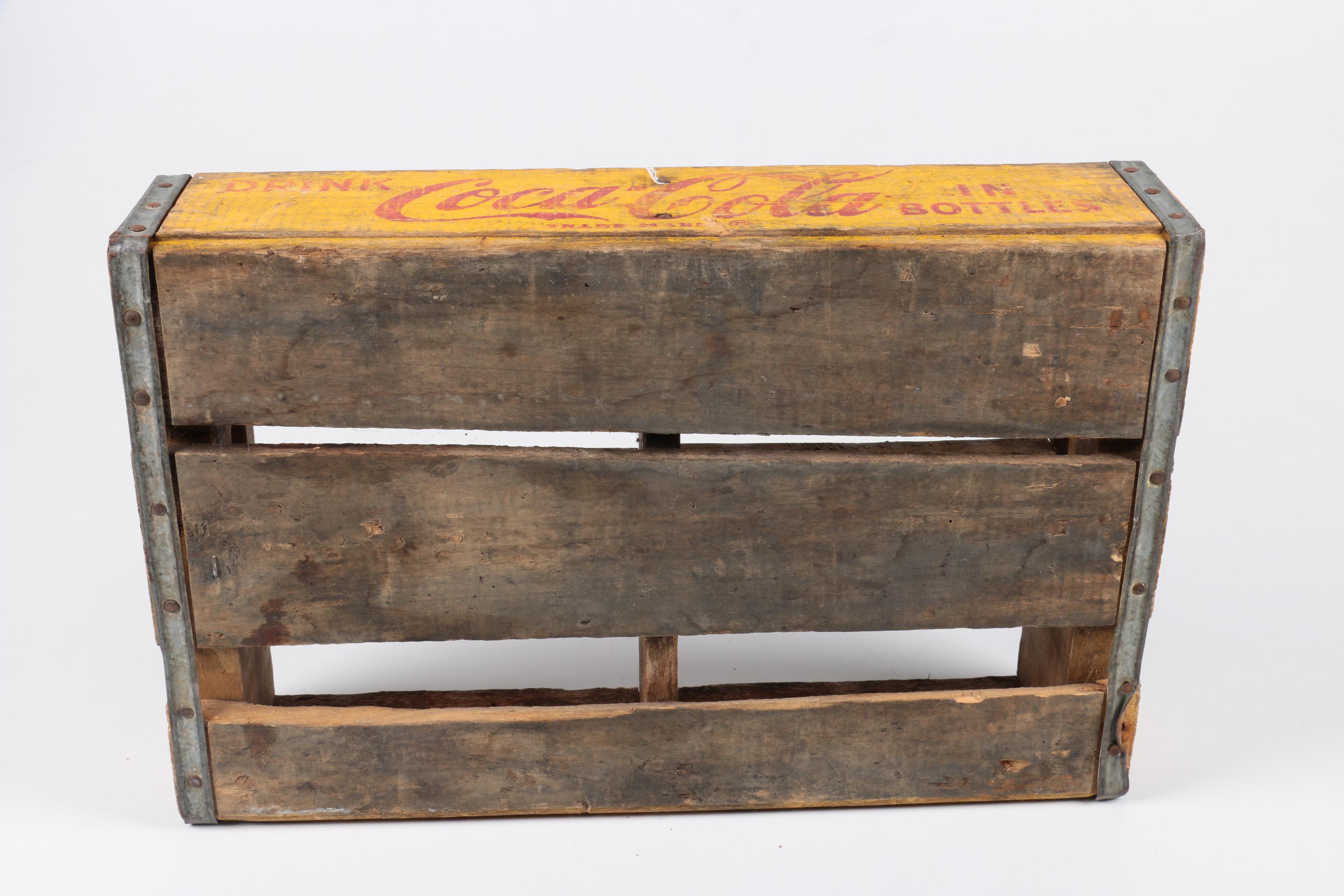 Vintage Coca-Cola Wooden Bottle Crate