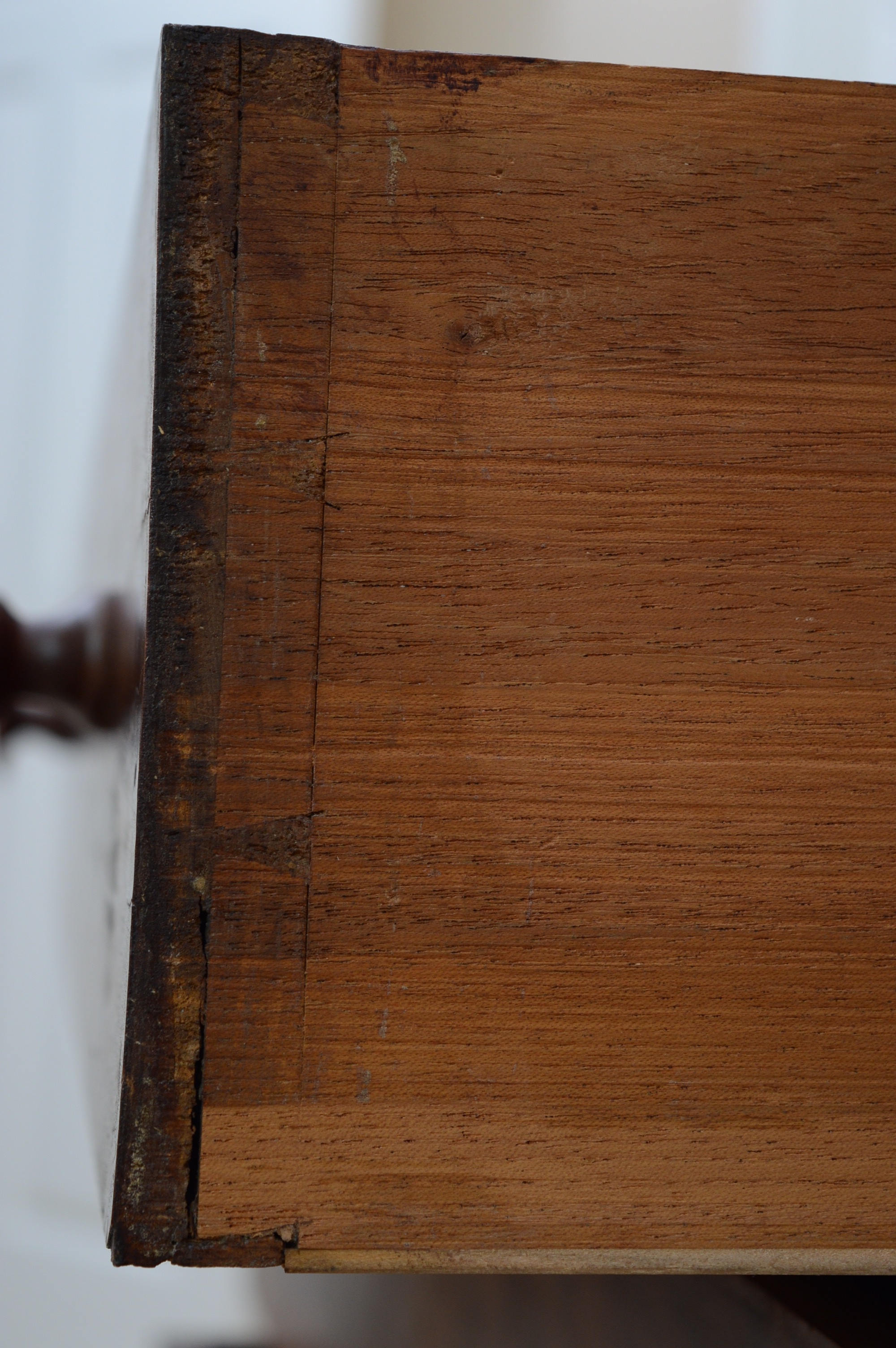 Antique Burl Wood Chest of Drawers