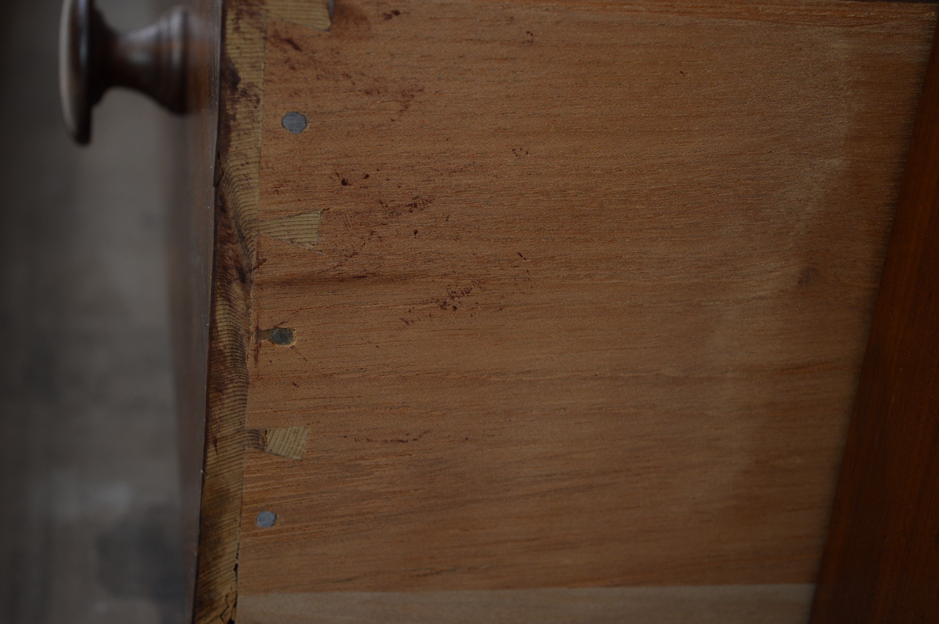 Antique Burl Wood Chest of Drawers