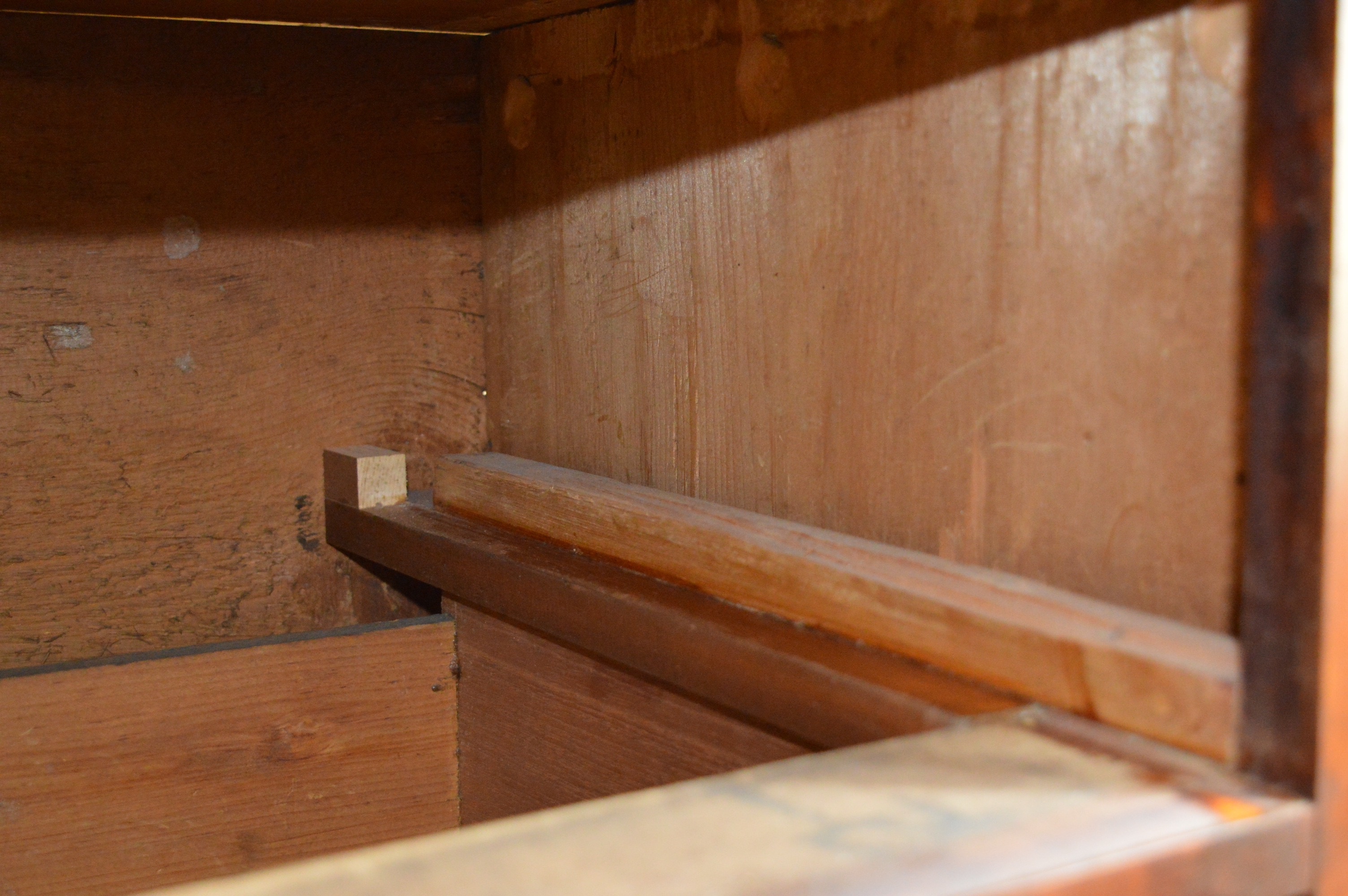 Antique Burl Wood Chest of Drawers
