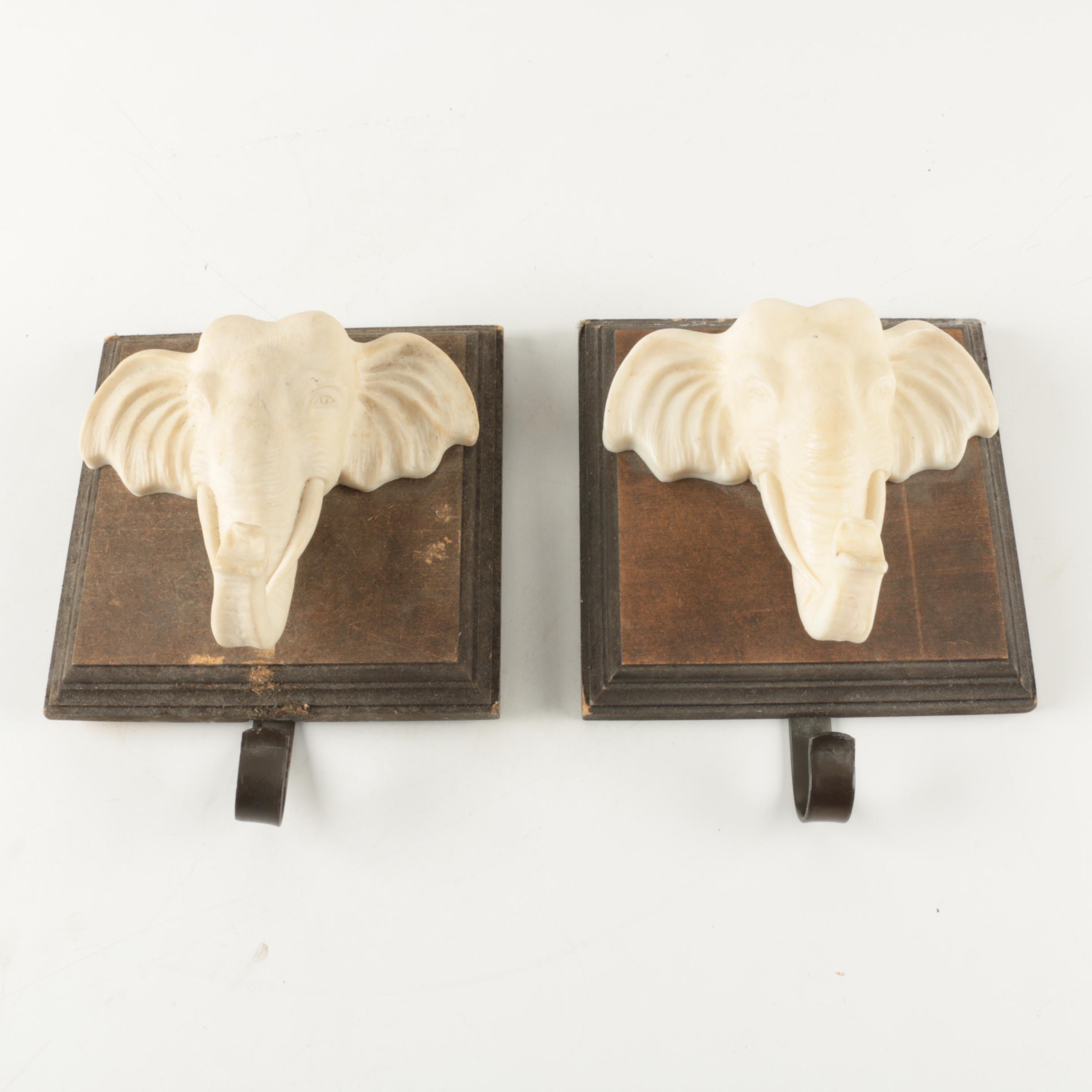 Thai Elephant Coat Hooks