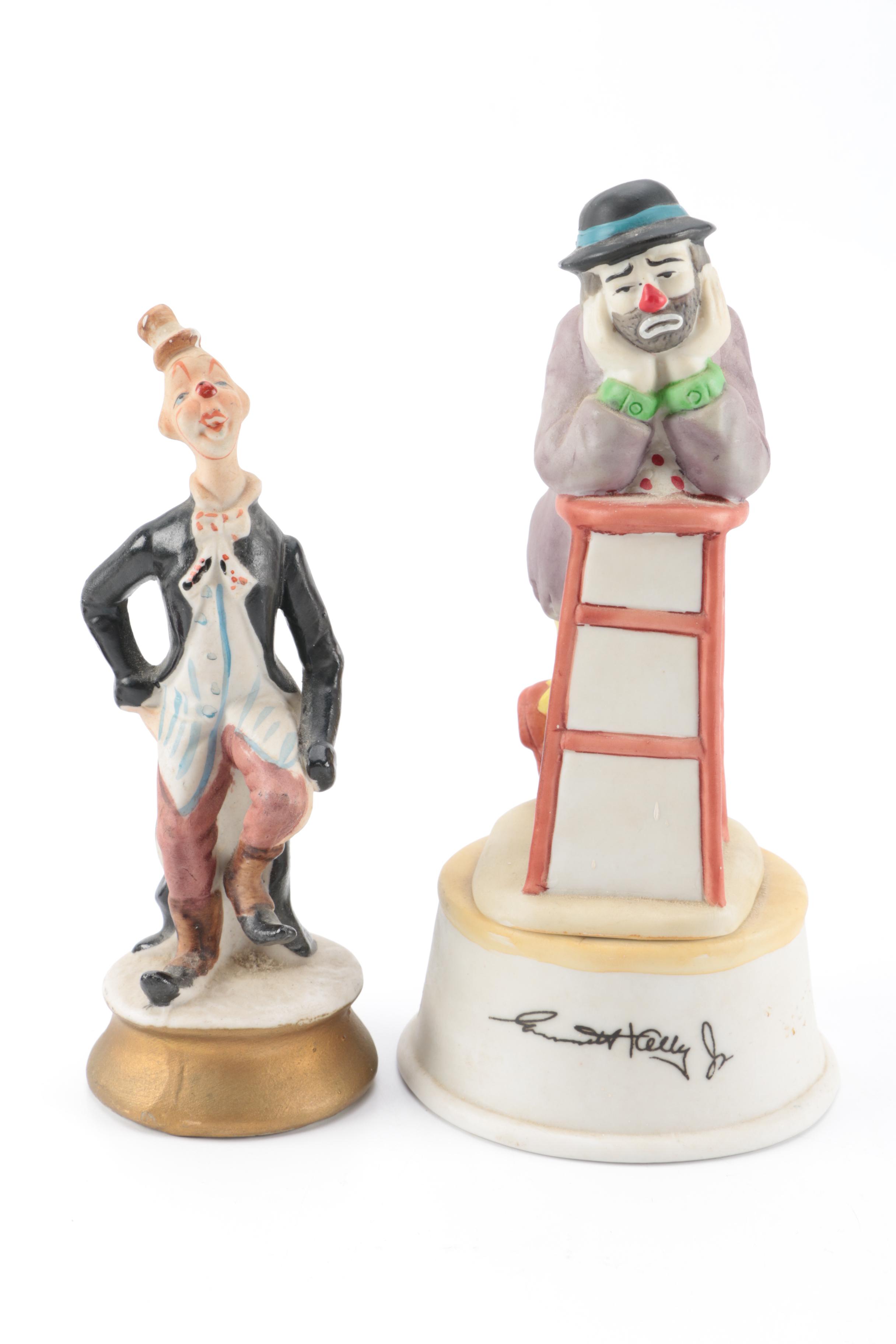 Collection of Clown Figurines