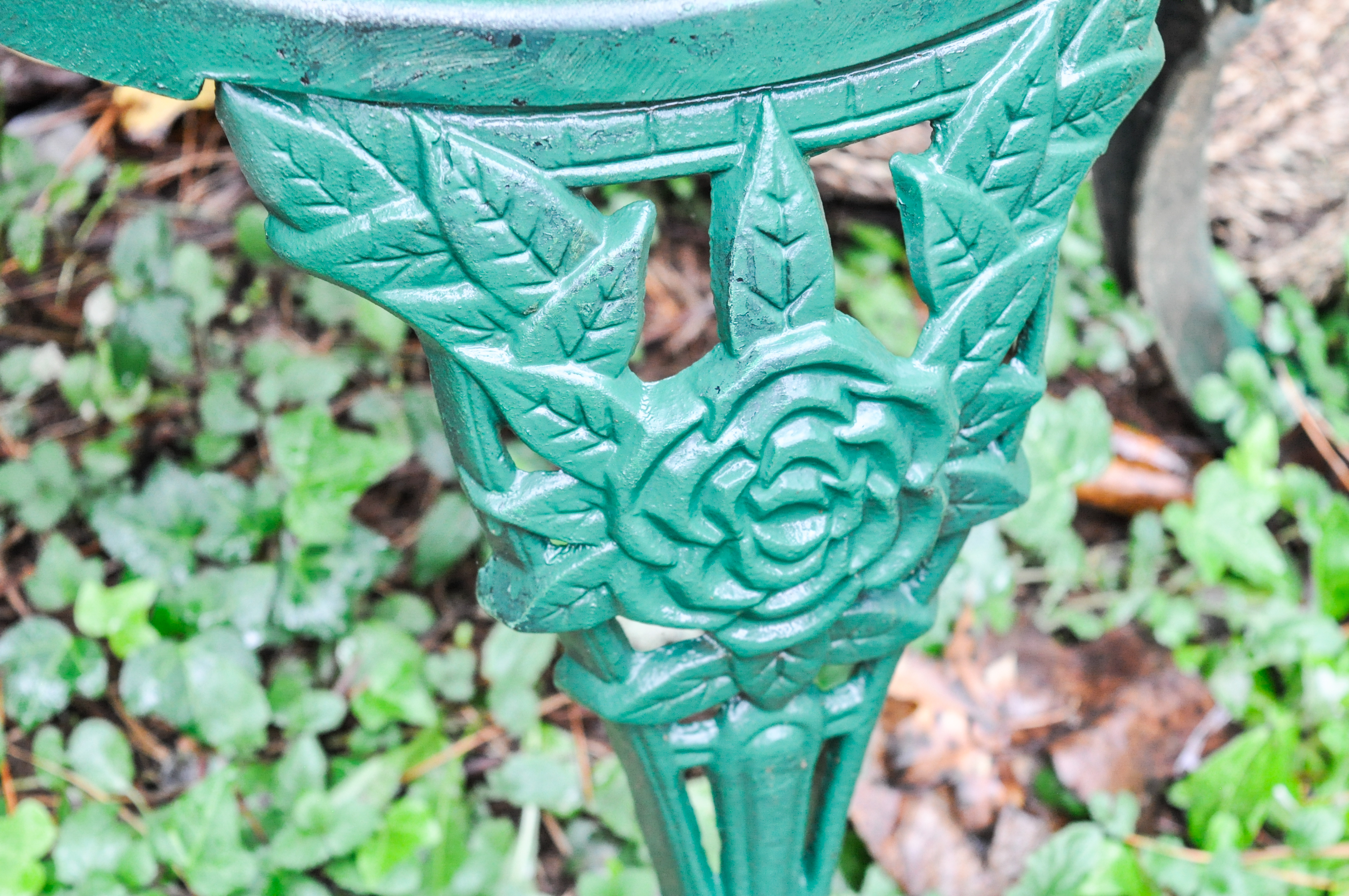 Three-Piece Cast Iron Garden Furniture Set