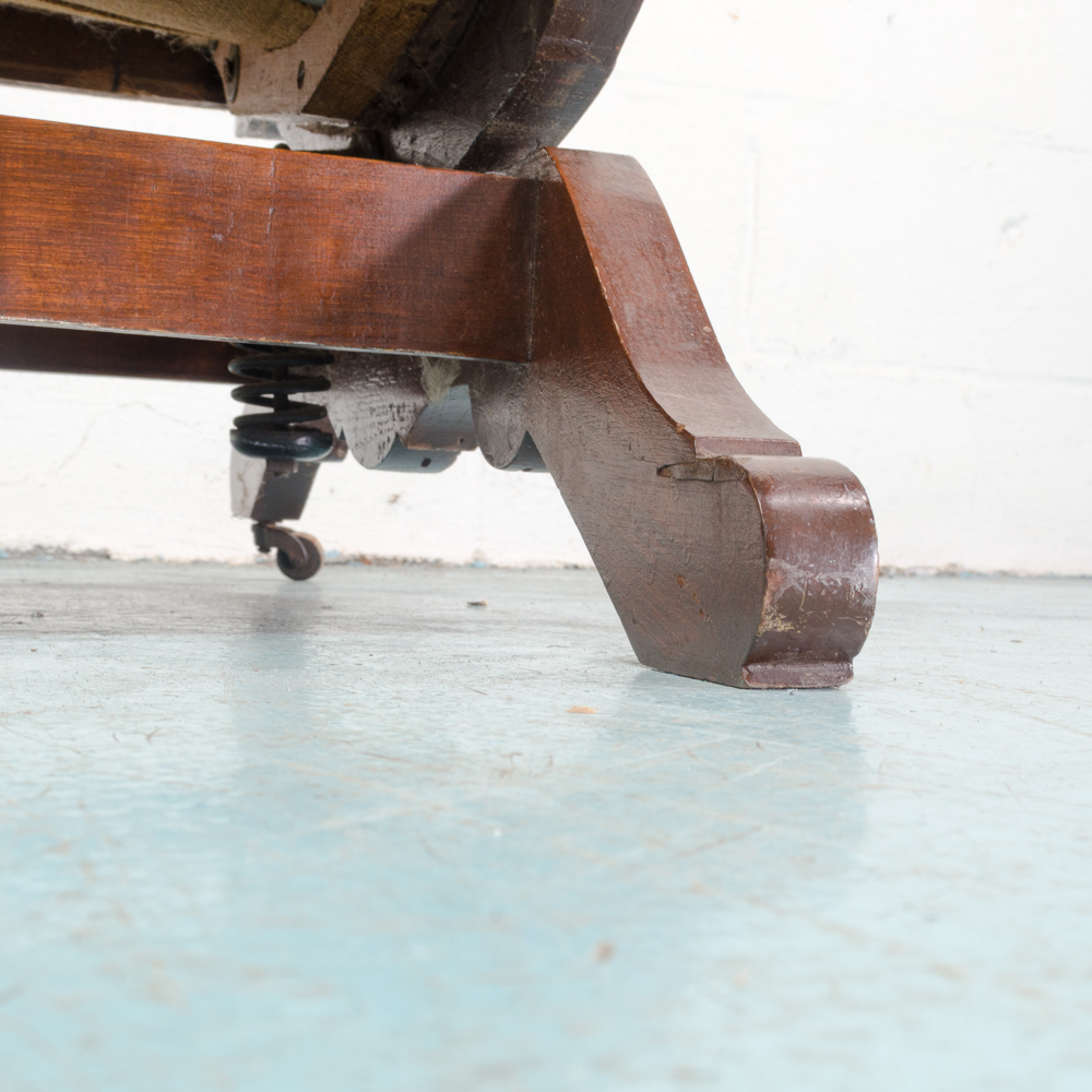 Antique Walnut Eastlake Platform Rocker