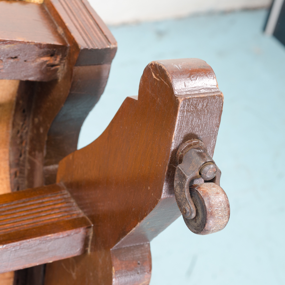 Antique Walnut Eastlake Platform Rocker