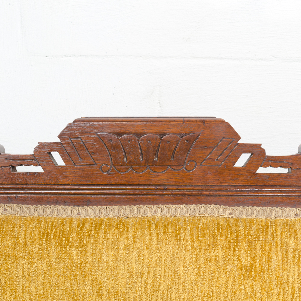 Antique Walnut Eastlake Platform Rocker