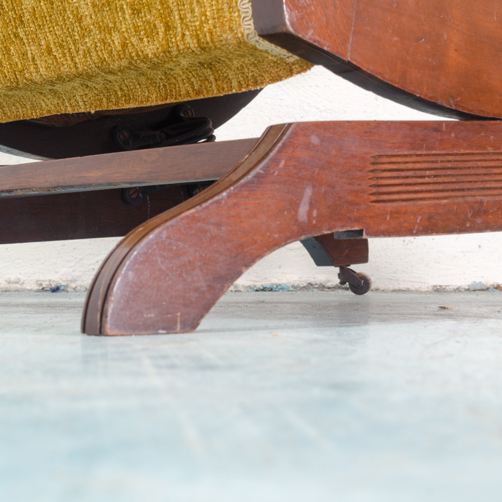 Antique Walnut Eastlake Platform Rocker