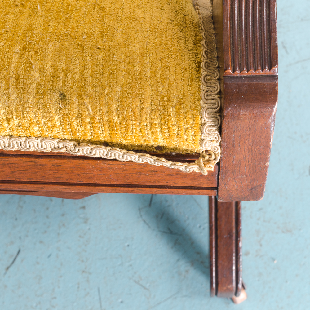 Antique Walnut Eastlake Platform Rocker