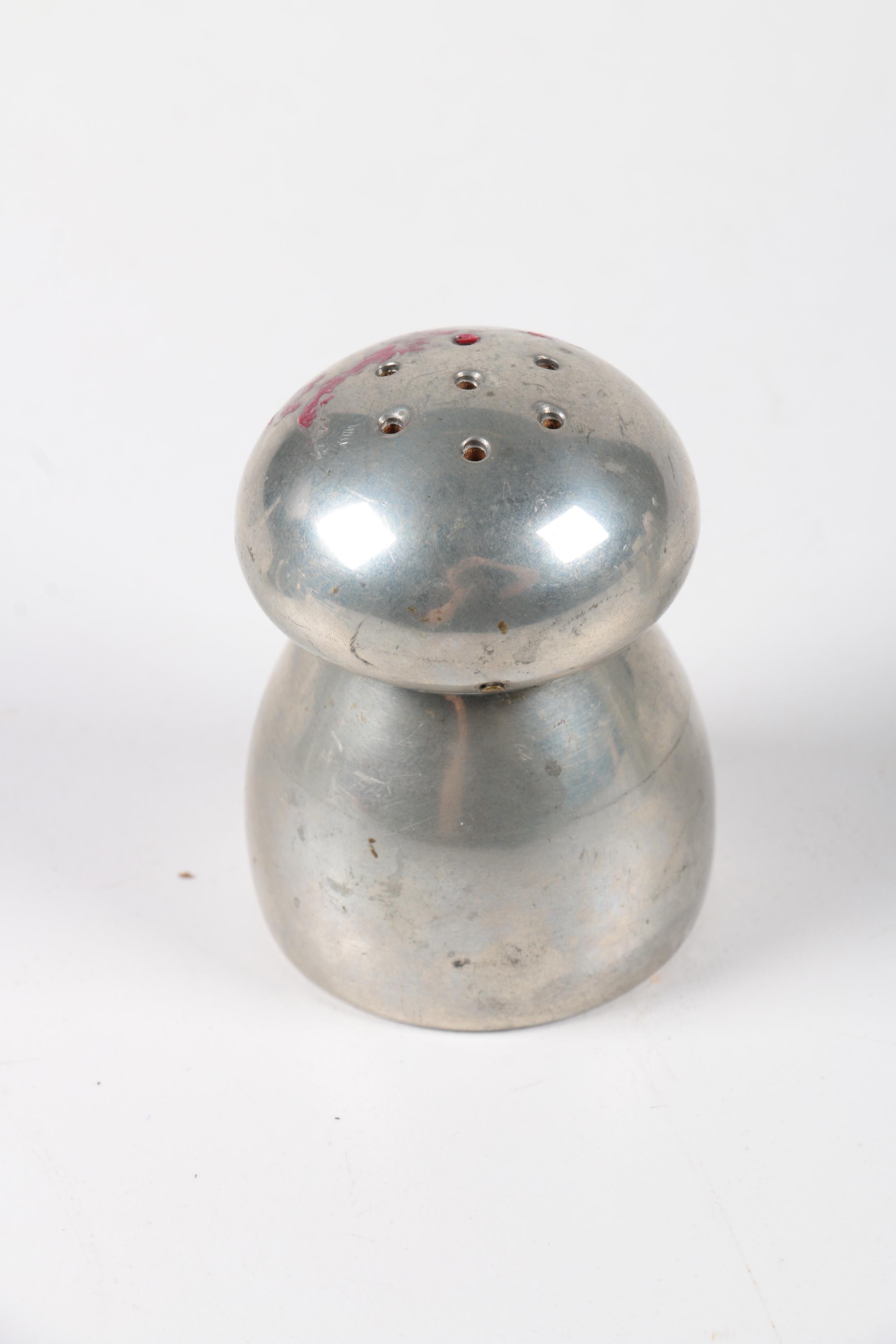 Salt and Pepper Shakers, Stirrup Cup, and Irish Pewtermill Cup