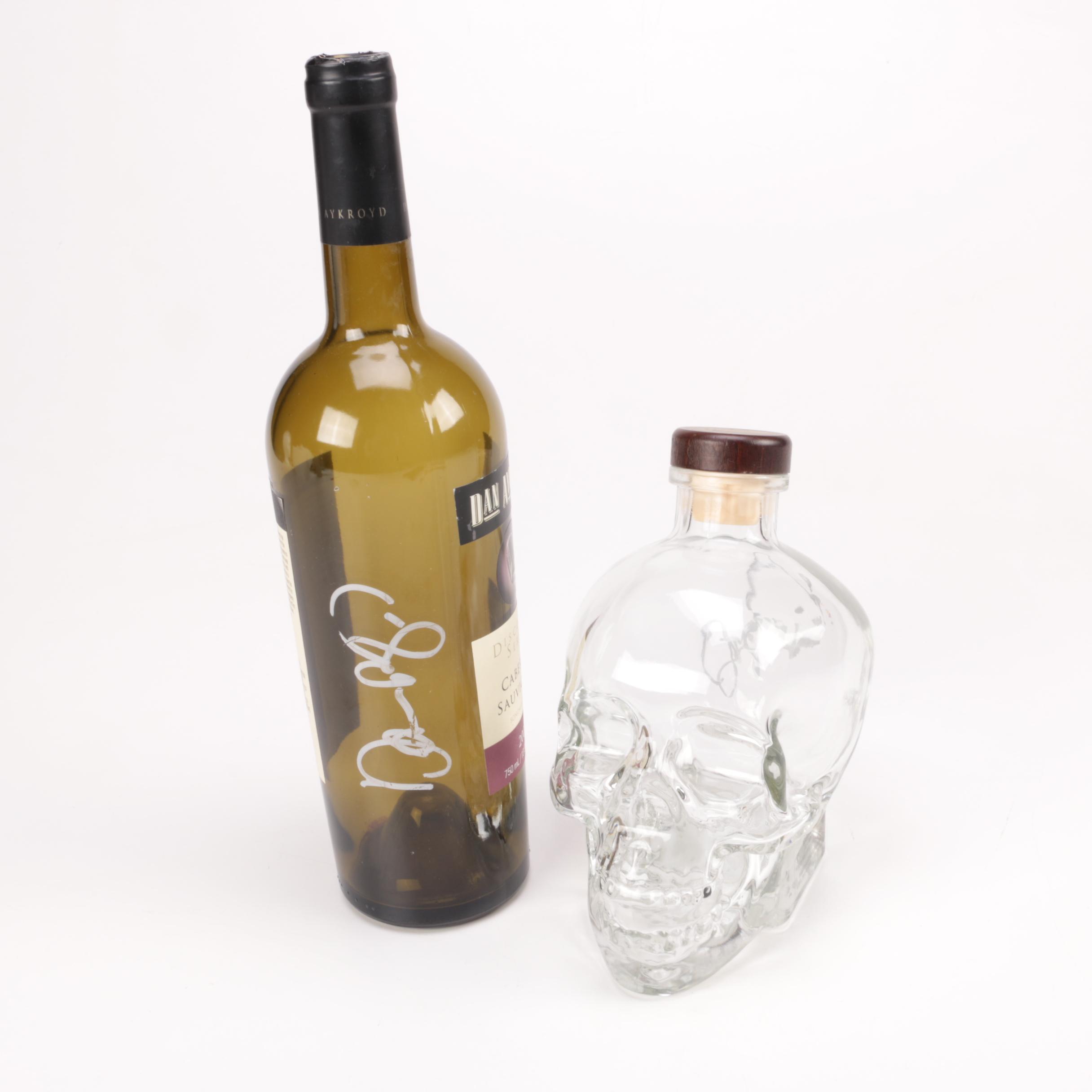 Dan Aykroyd Signed liquor Bottles