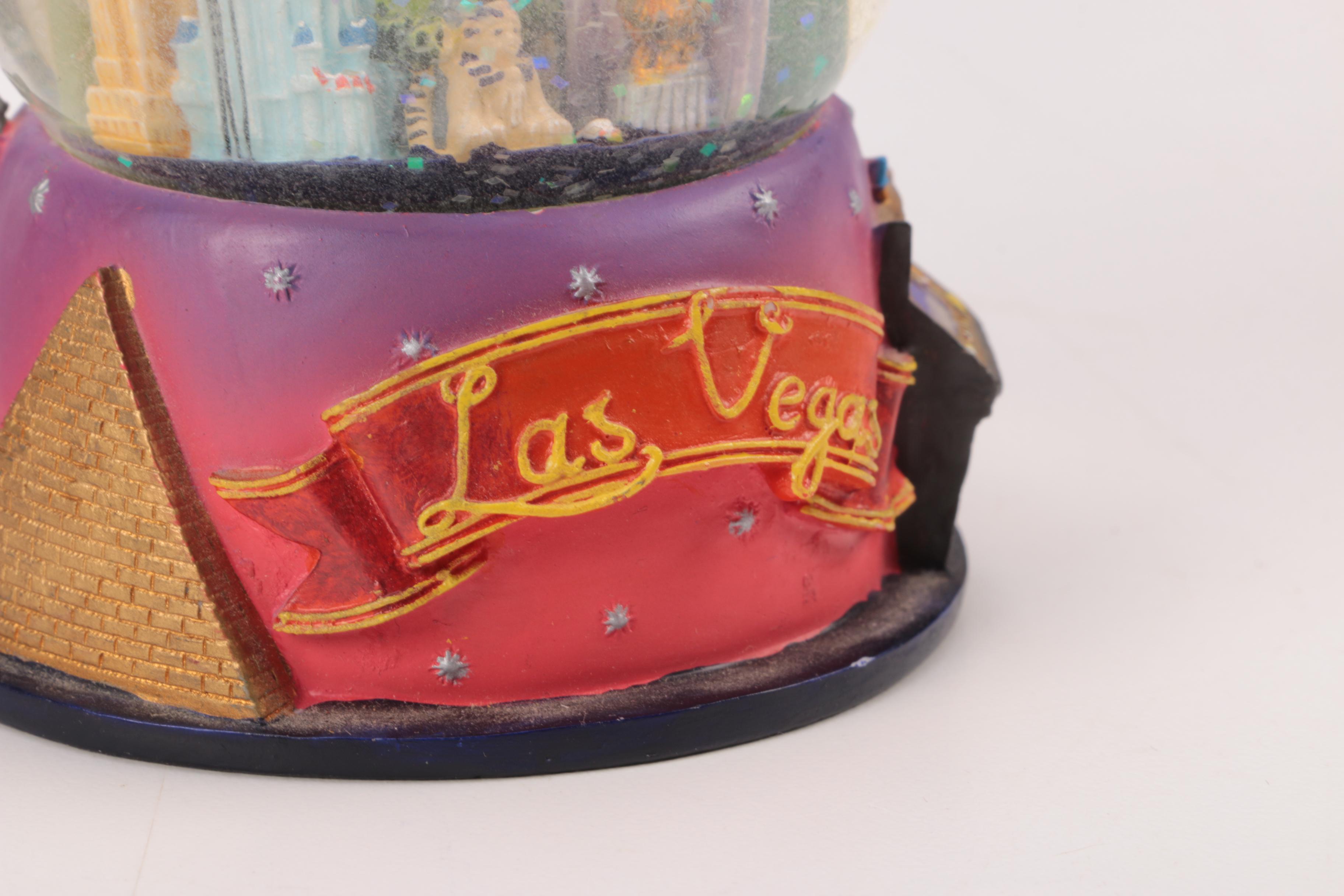 Assorted Snow globes Featuring Las Vegas