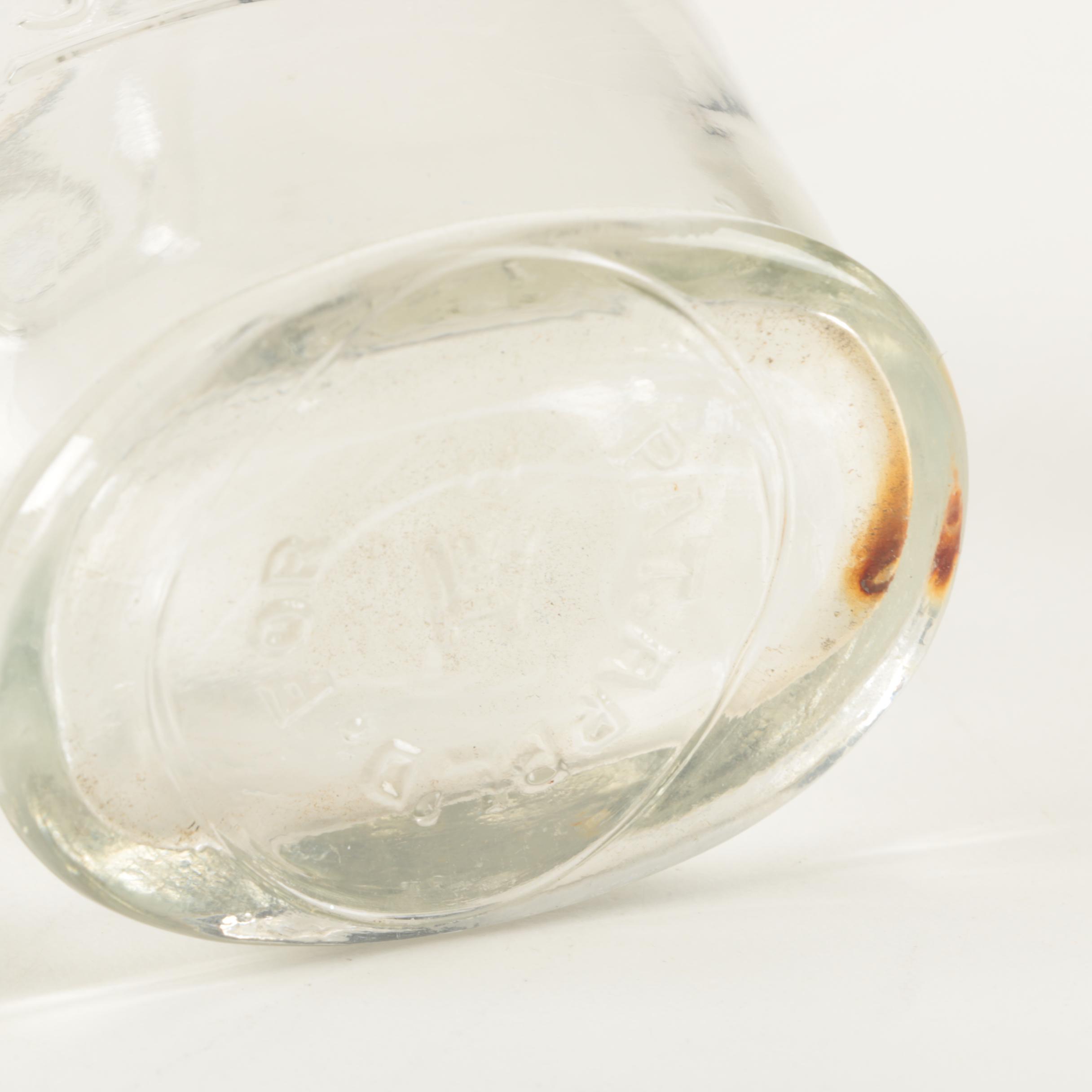 Mayan Calendar Motif Wooden Platter and Small Glass Vase