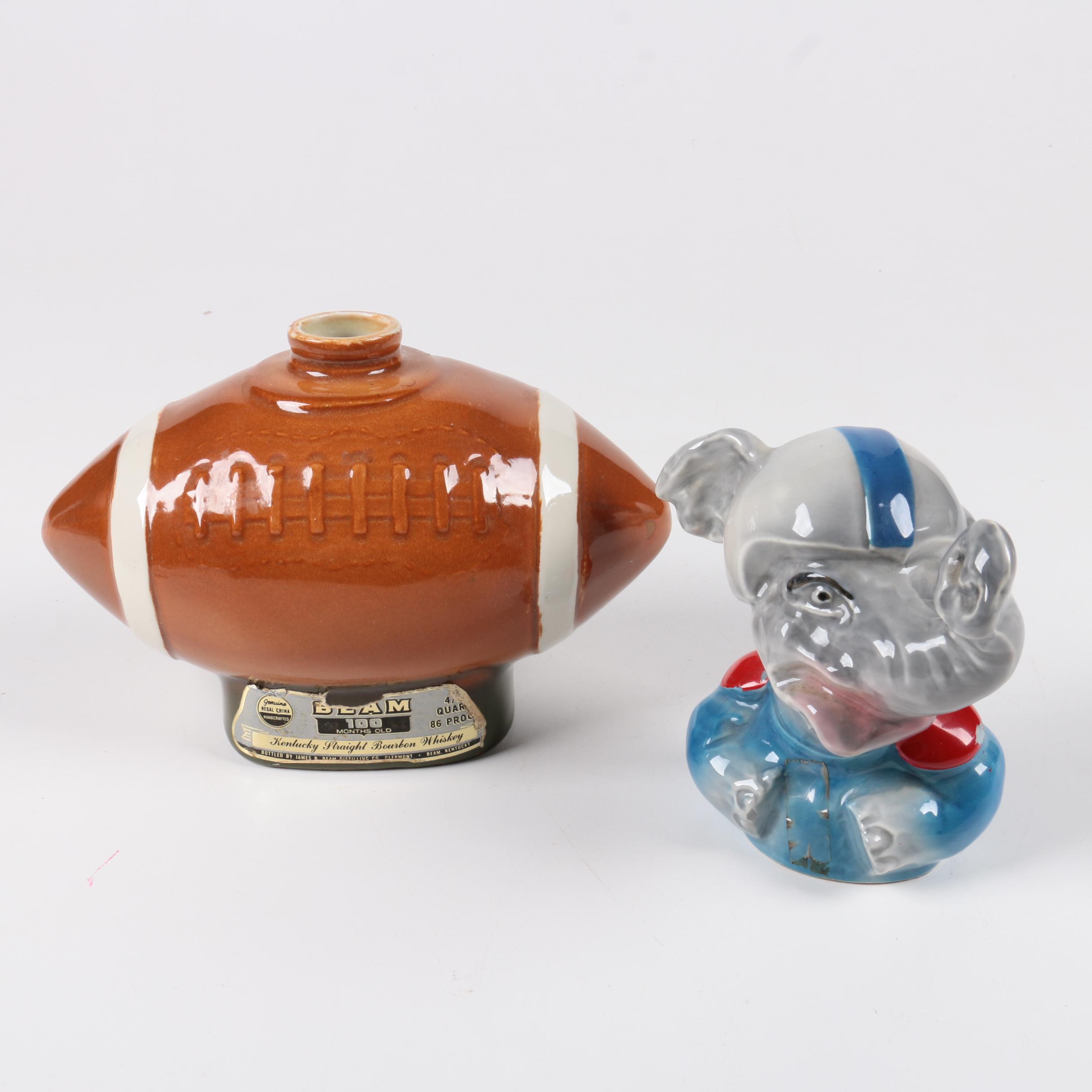Football Jim Beam Decanter
