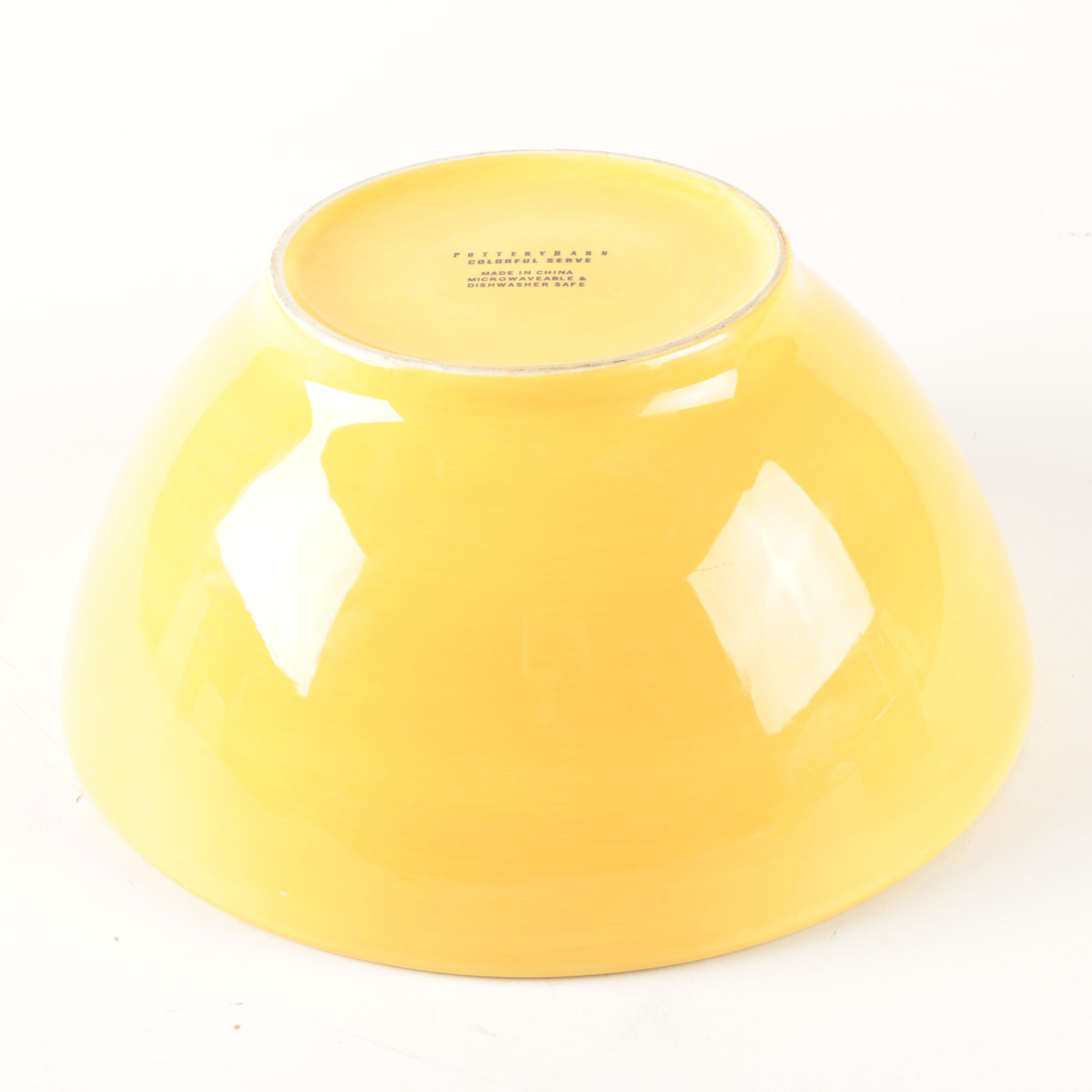 Pottery Barn "Colorful Serve" Serveware