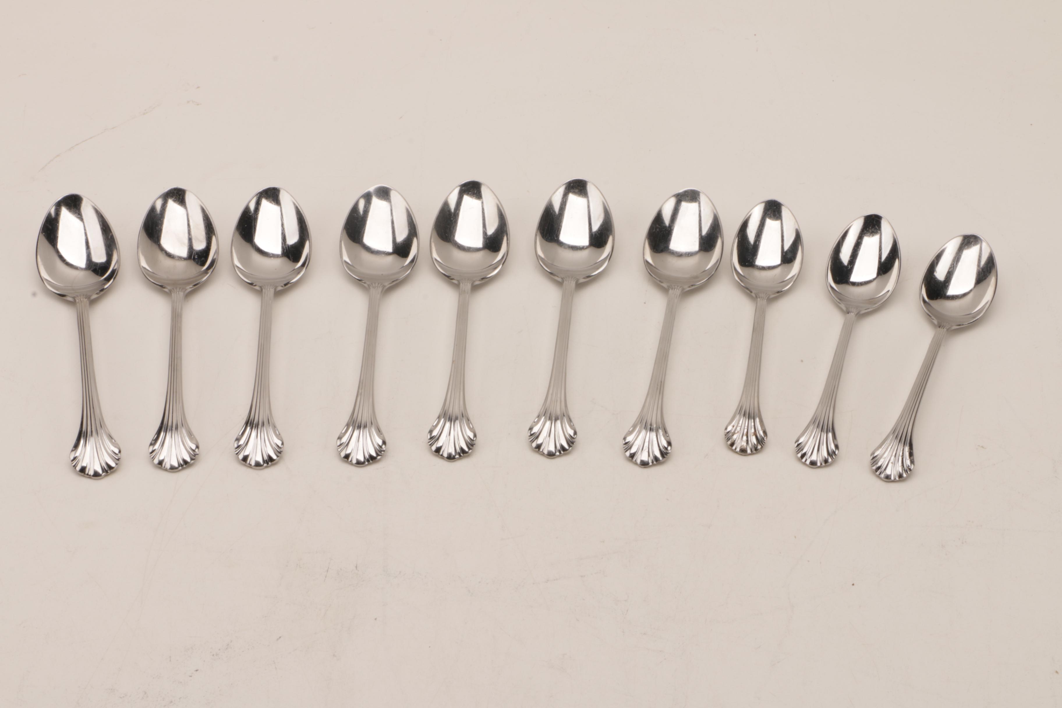 Gorham "Quintette" Stainless Steel Flatware Set