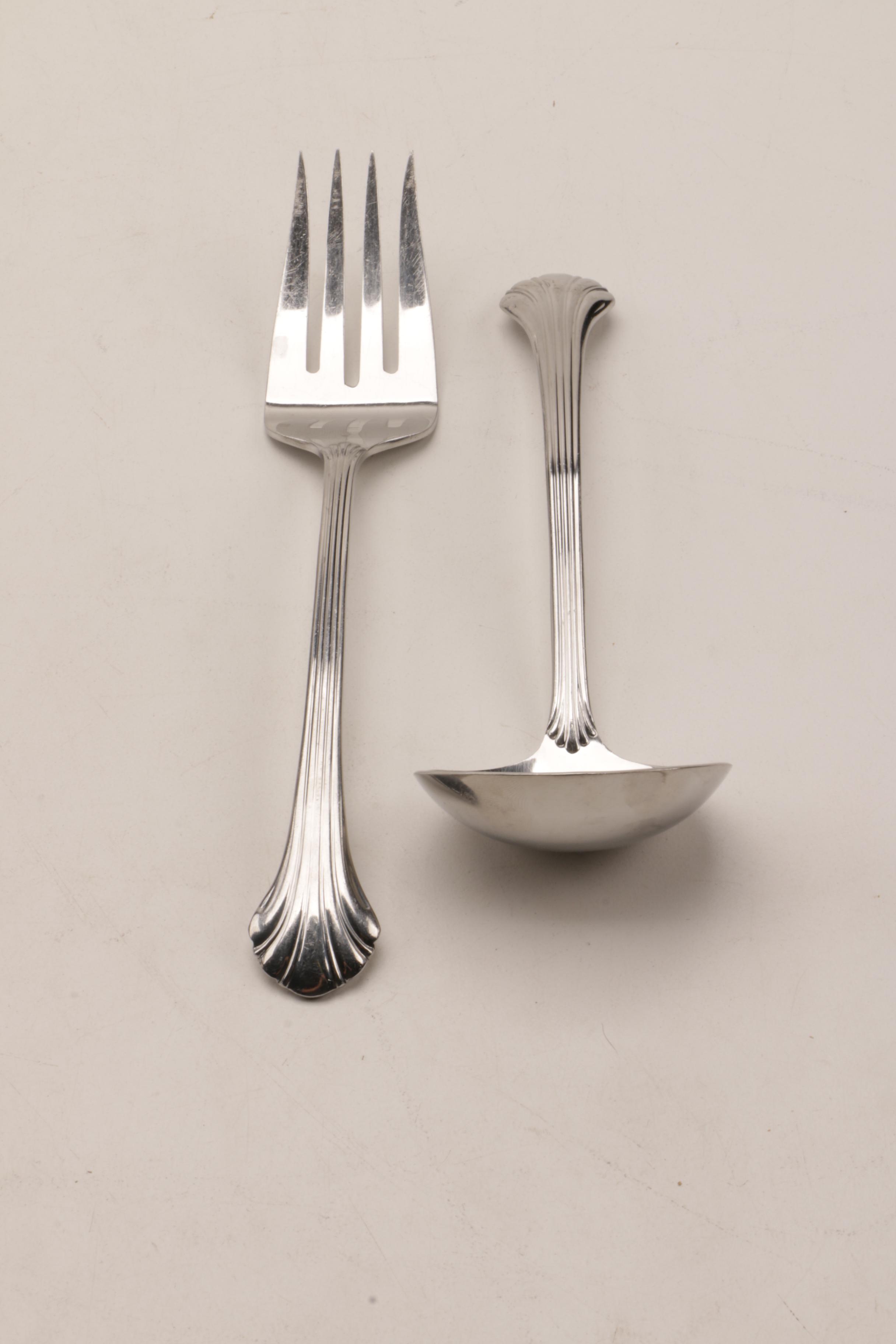 Gorham "Quintette" Stainless Steel Flatware Set
