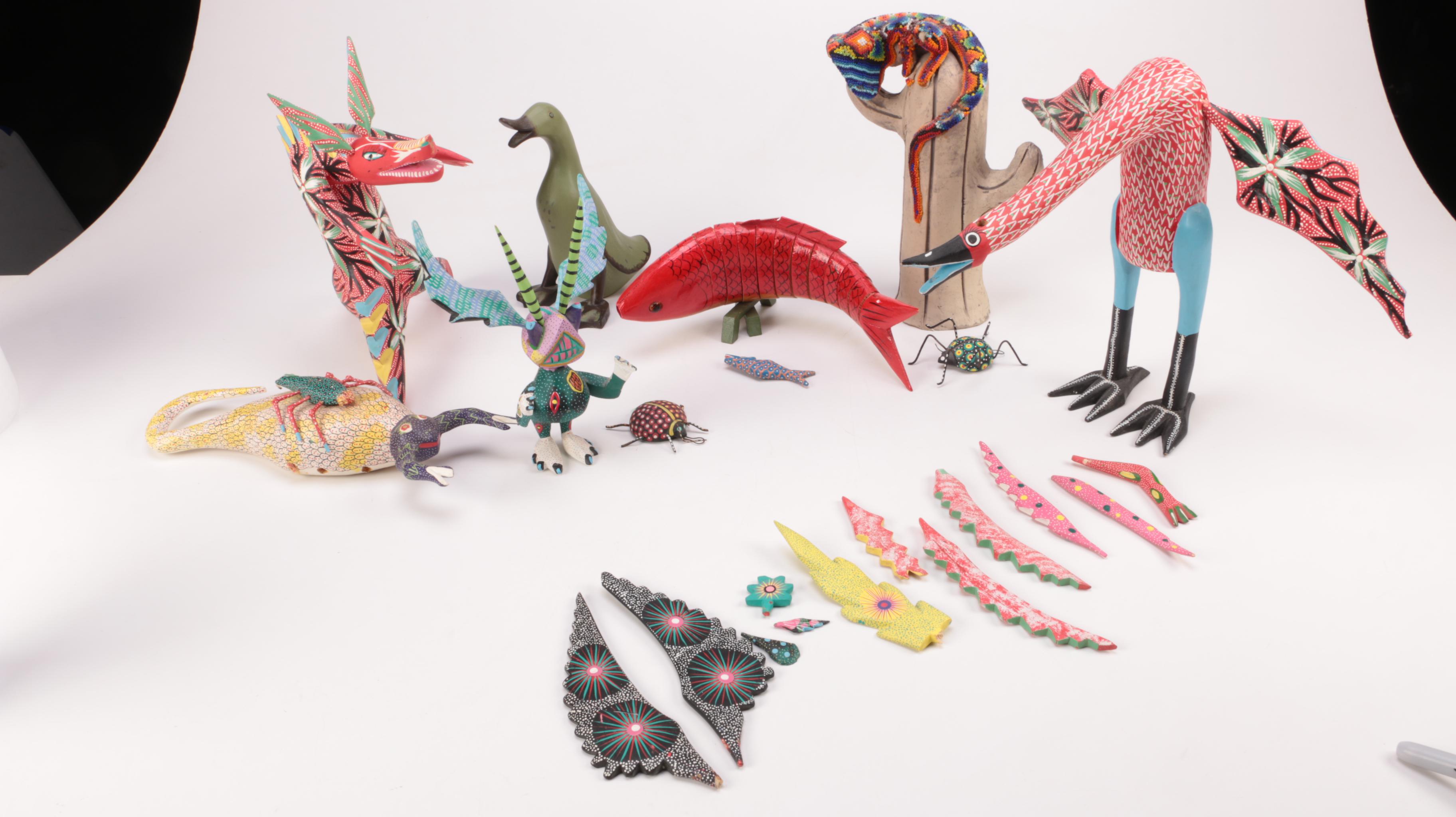 Mexican Folk Art Animal Figurines