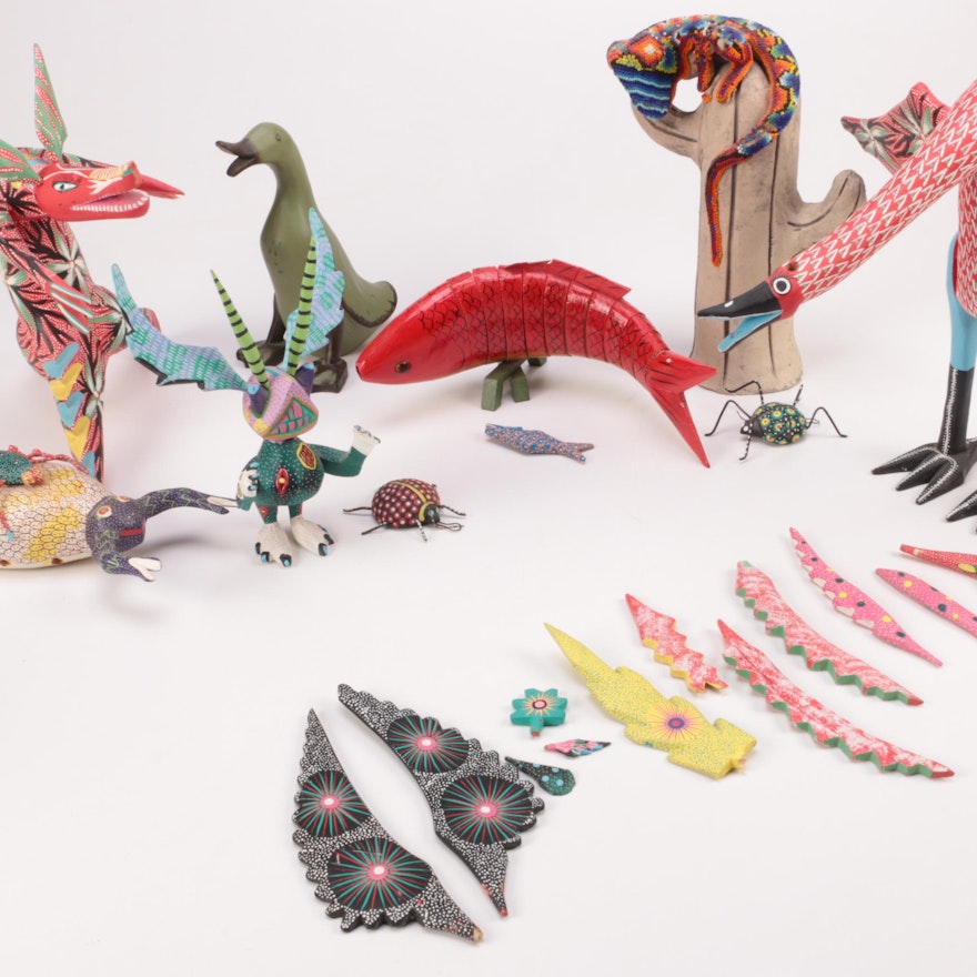 Mexican Folk Art Animal Figurines