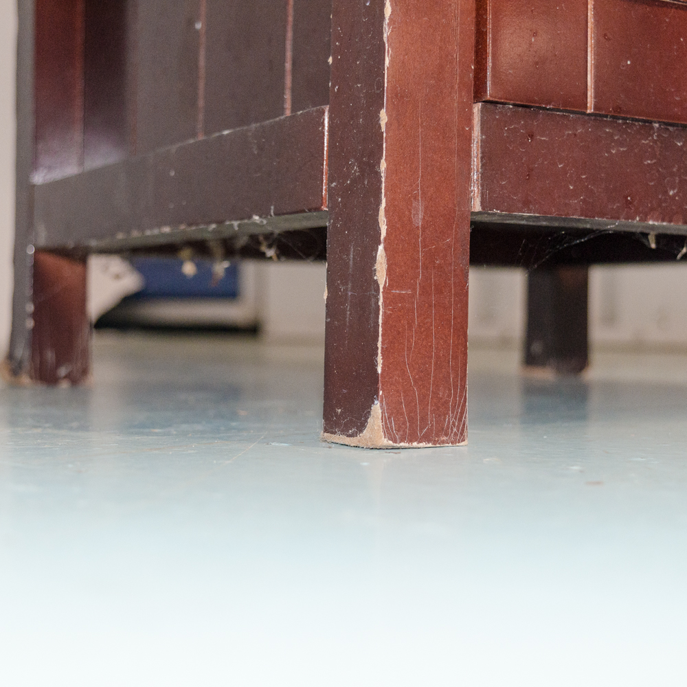 Mission Style Narrow Cabinet