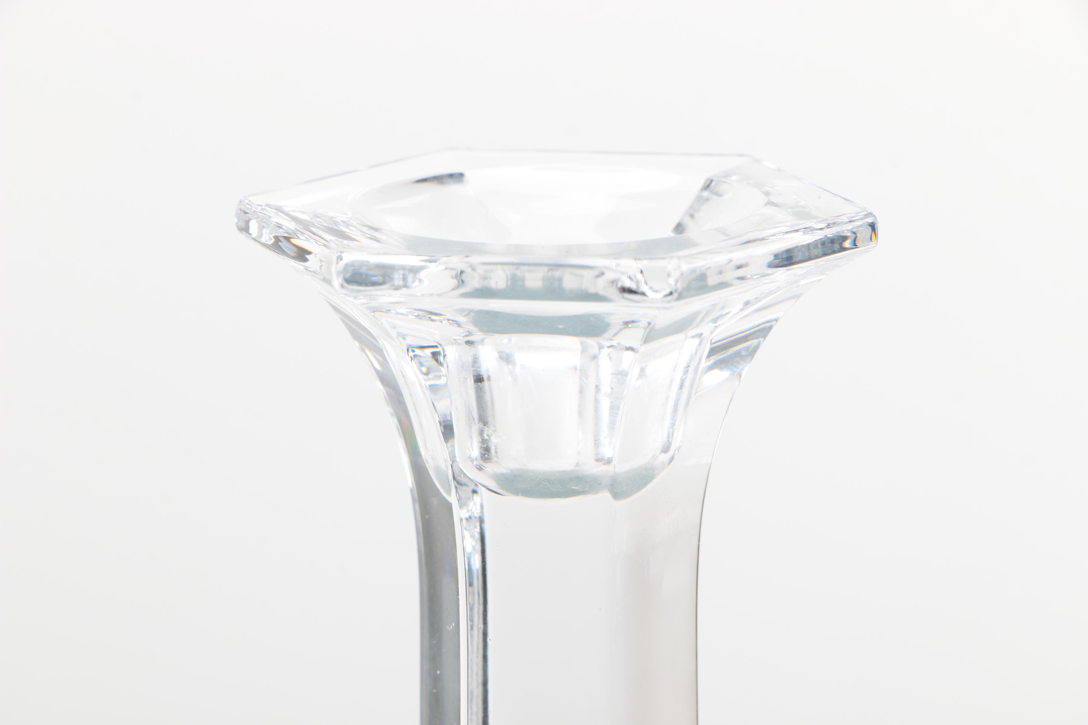 Assorted Glass Candlesticks