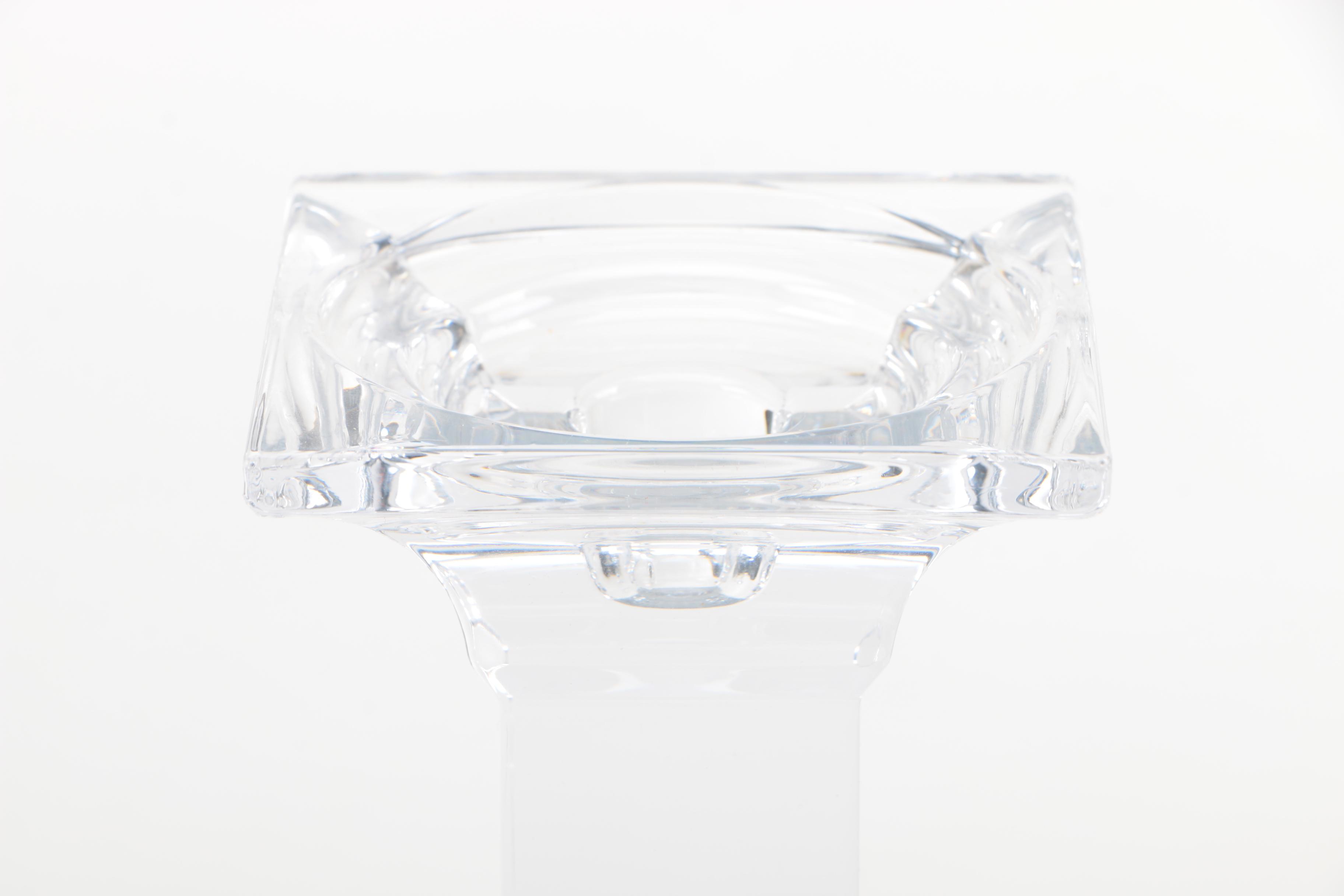 Assorted Glass Candlesticks