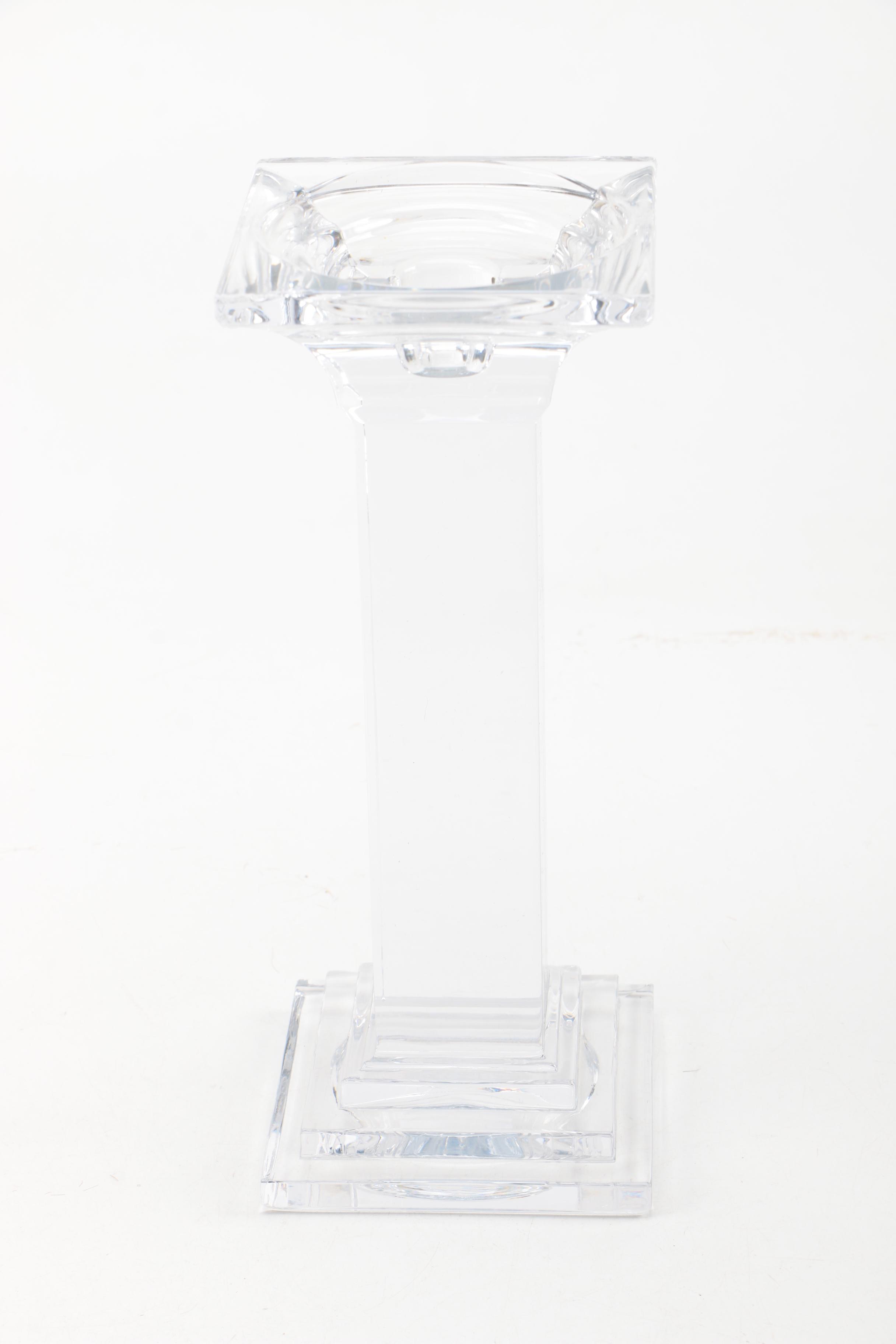 Assorted Glass Candlesticks