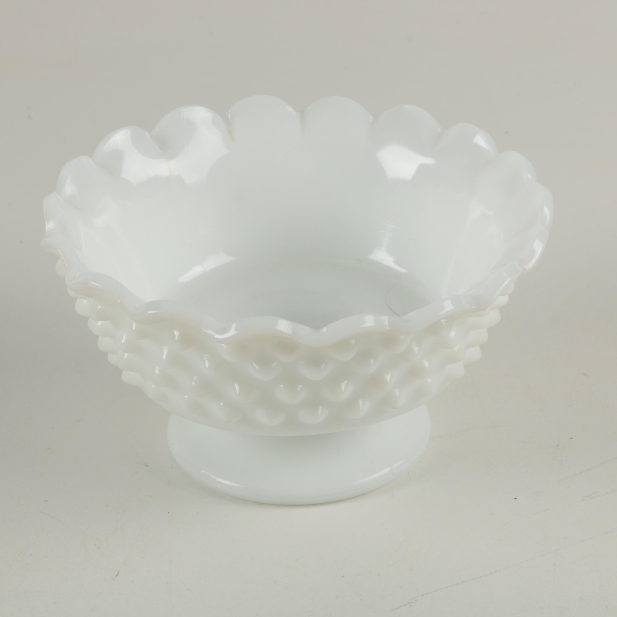 Fenton "Diamond Lace" Epergne Ruffled Bowl