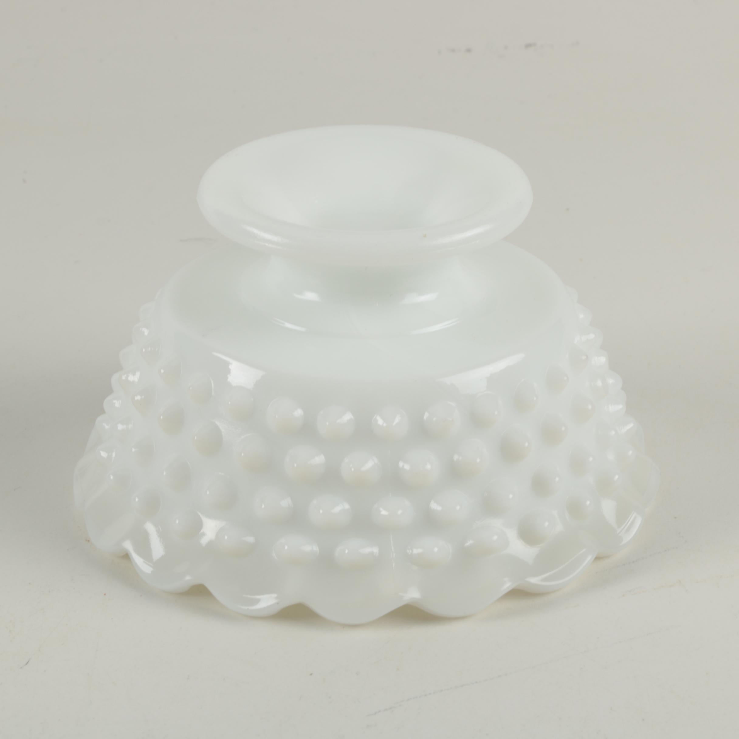 Fenton "Diamond Lace" Epergne Ruffled Bowl