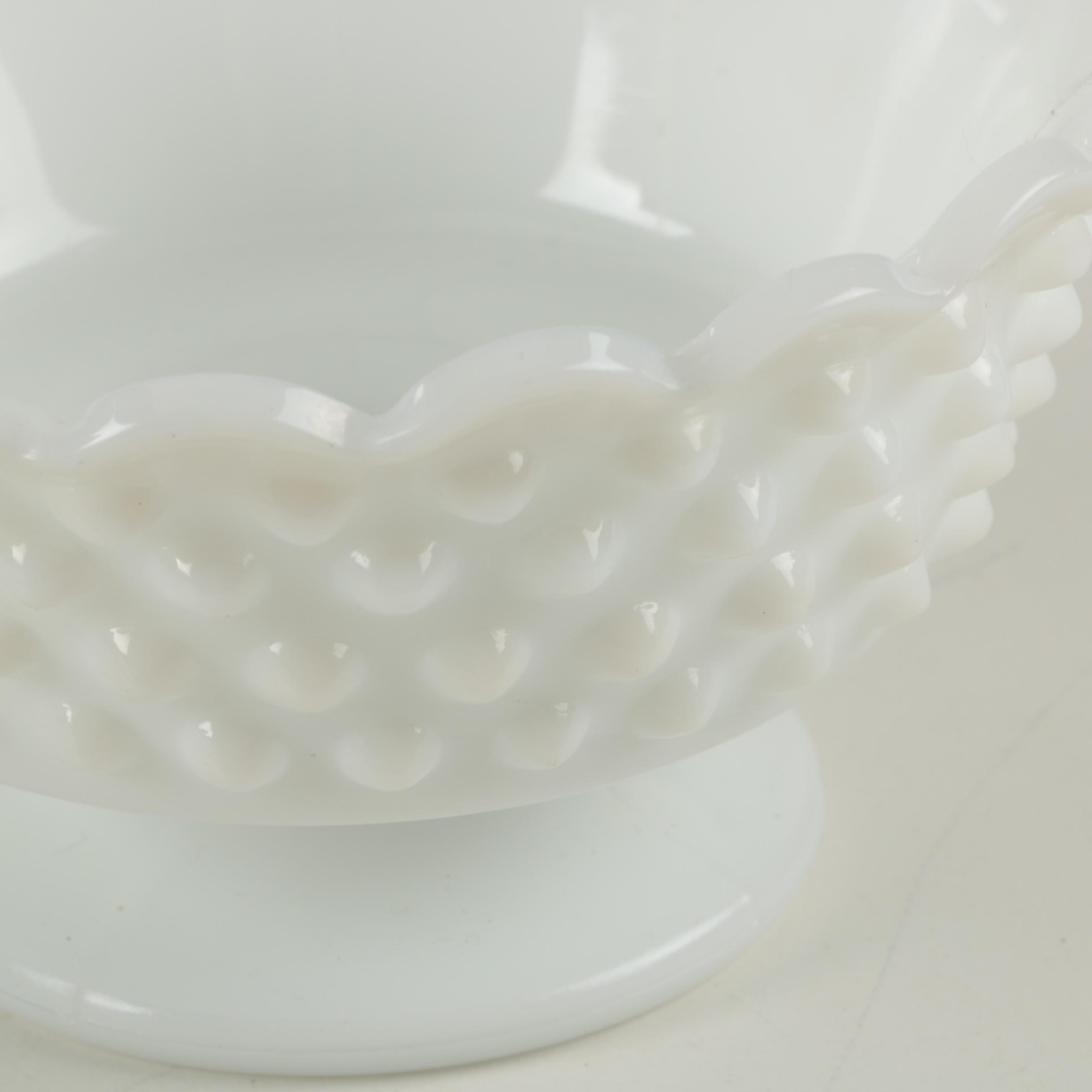 Fenton "Diamond Lace" Epergne Ruffled Bowl