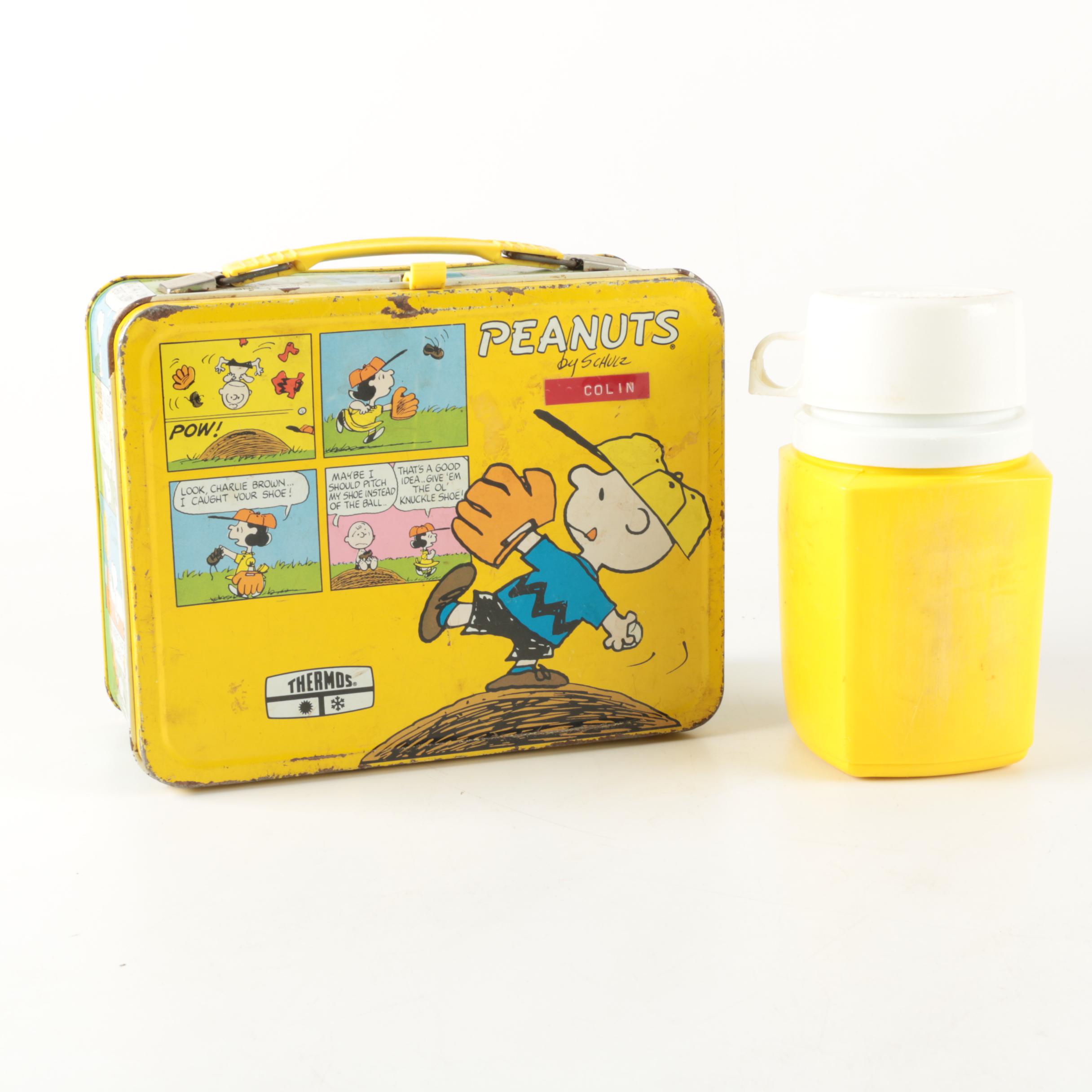 Peanuts and Elvis Presley Metal Lunch Boxes