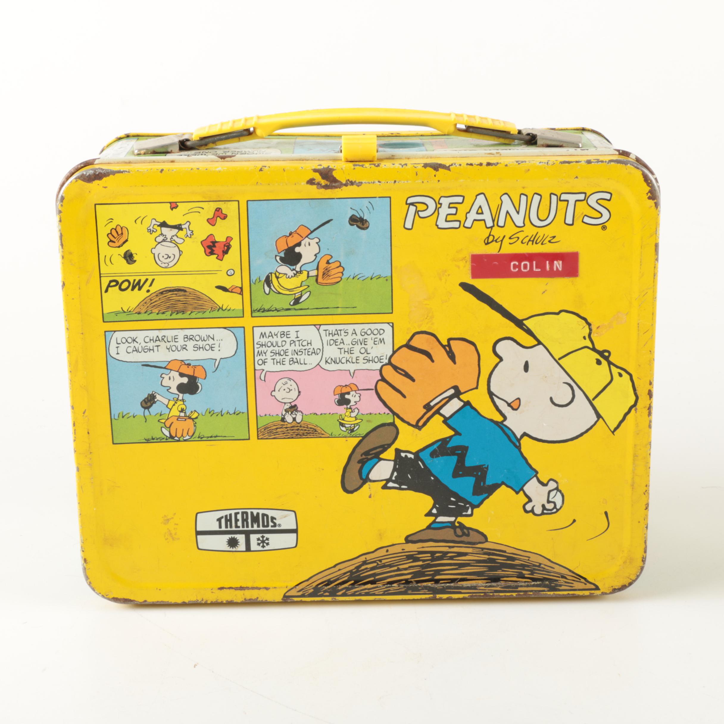 Peanuts and Elvis Presley Metal Lunch Boxes