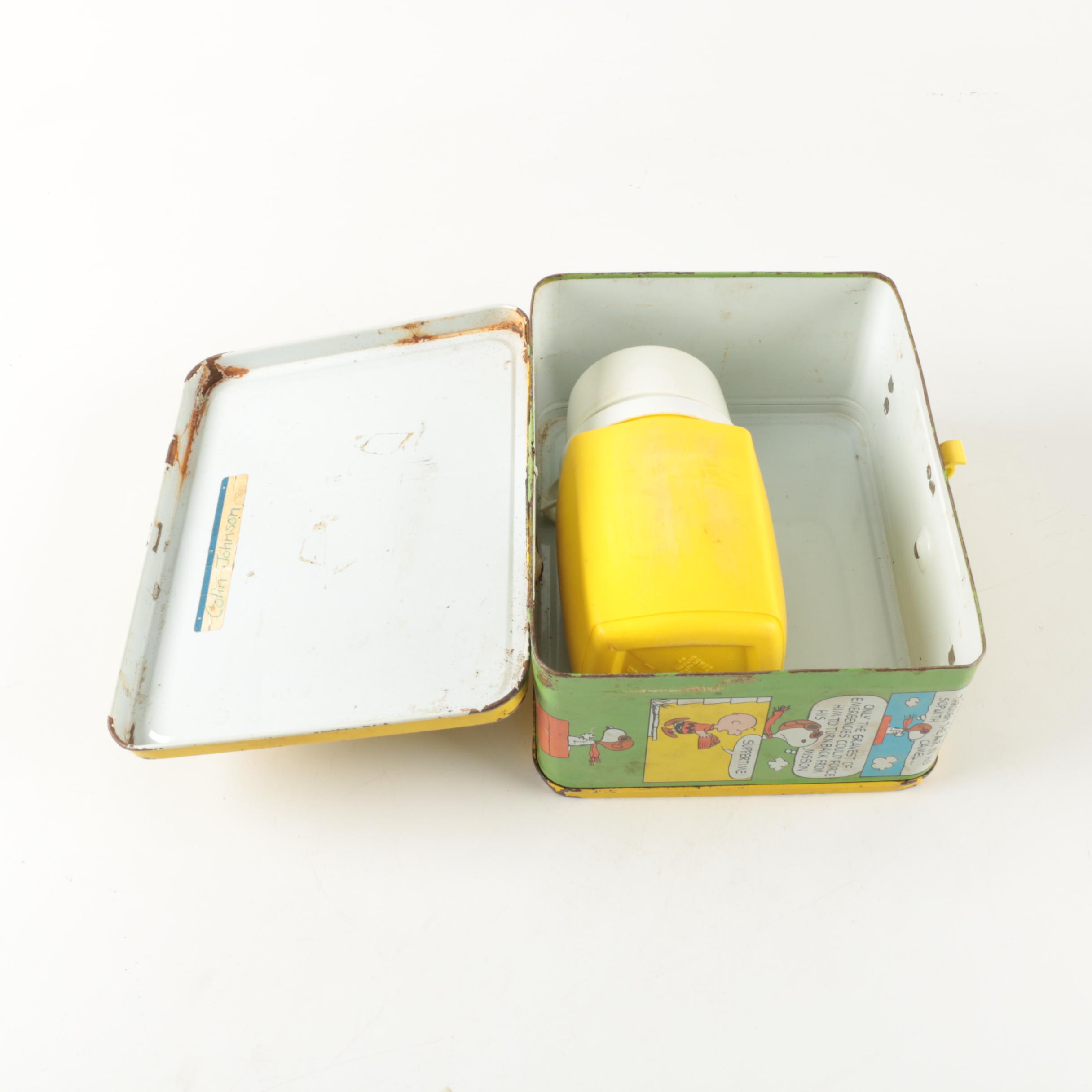 Peanuts and Elvis Presley Metal Lunch Boxes