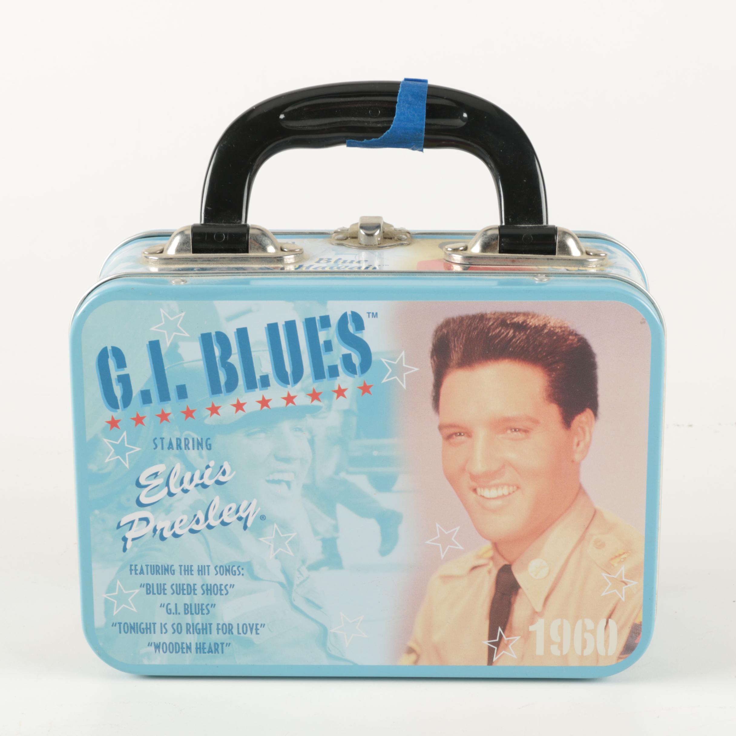 Peanuts and Elvis Presley Metal Lunch Boxes