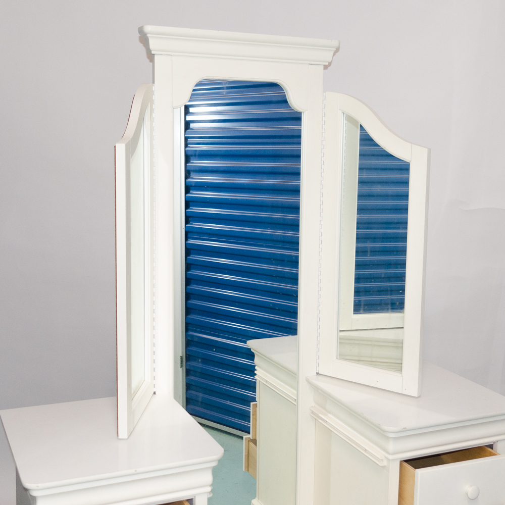 Stanley Furniture Mirror with Two Chests