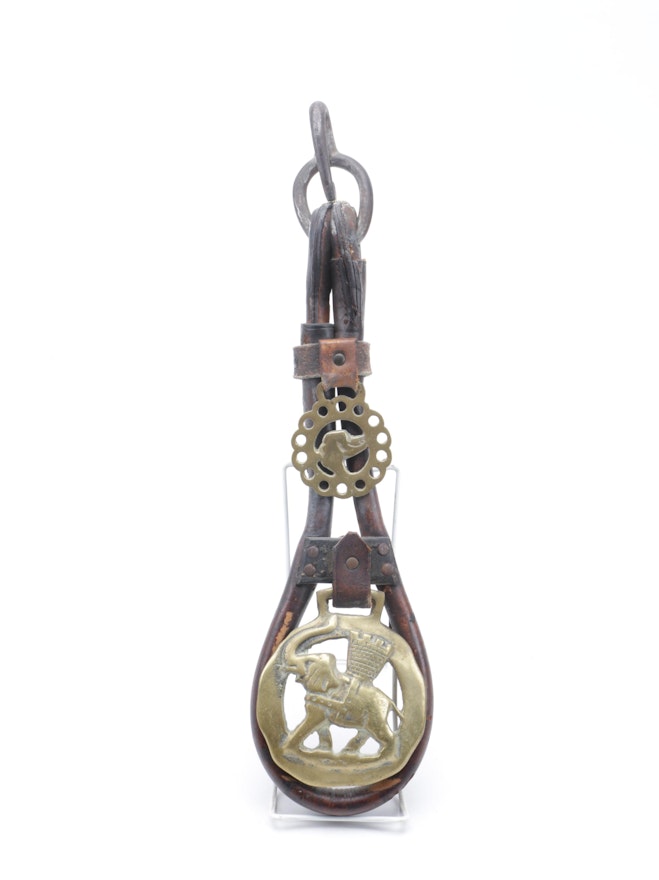Hanging Elephant Motif Horse Brasses