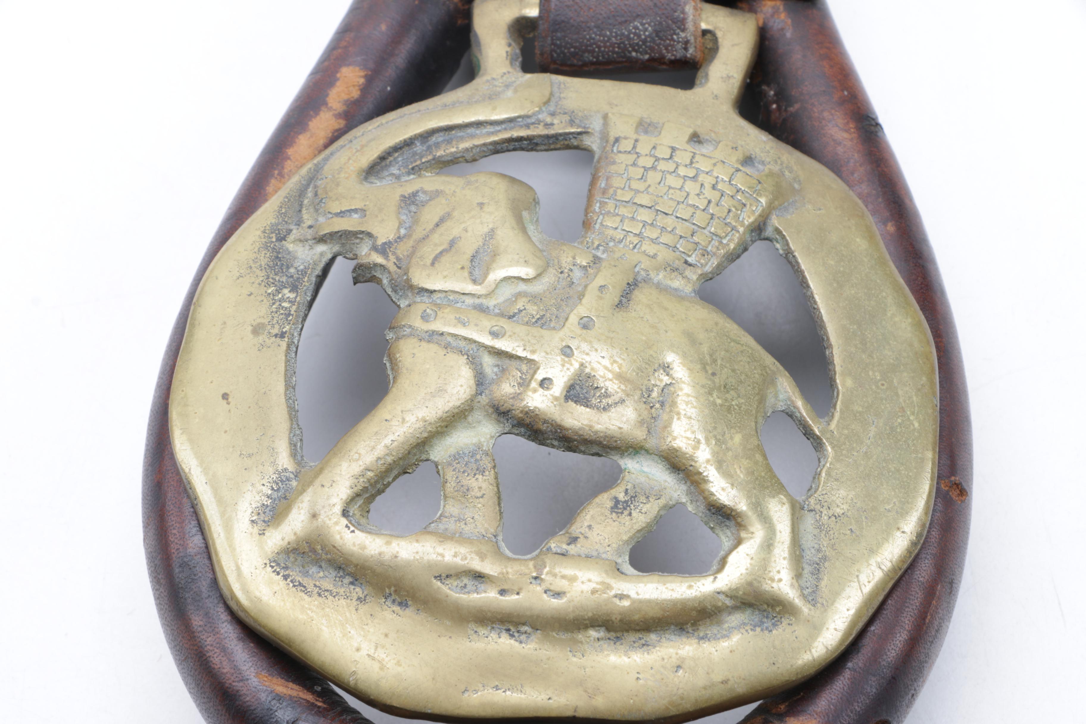 Hanging Elephant Motif Horse Brasses