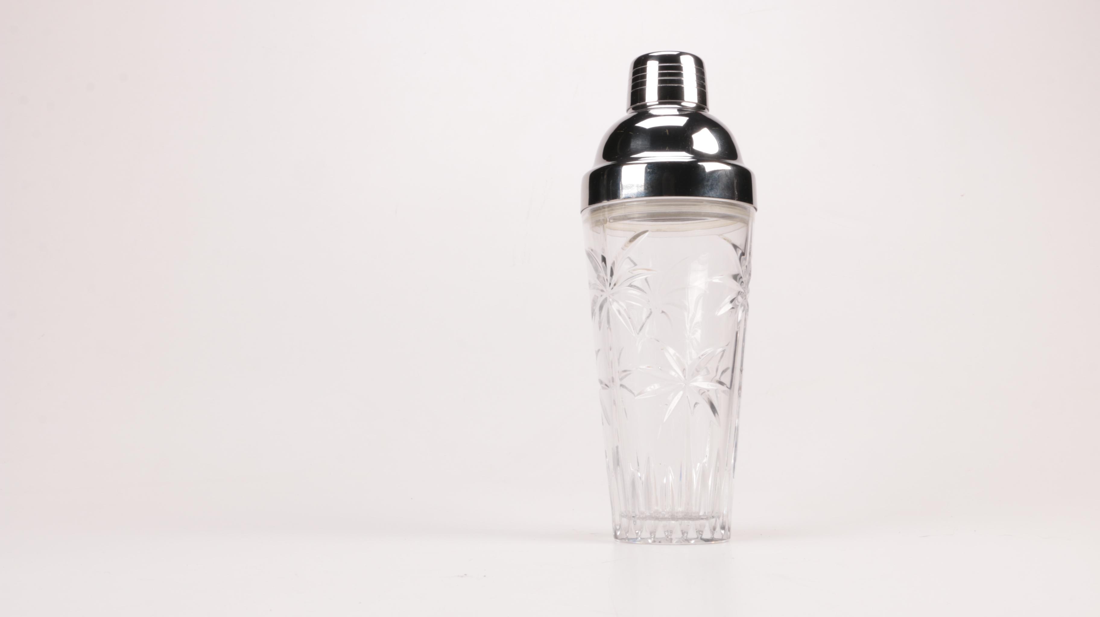 Glass Decanter and Shaker