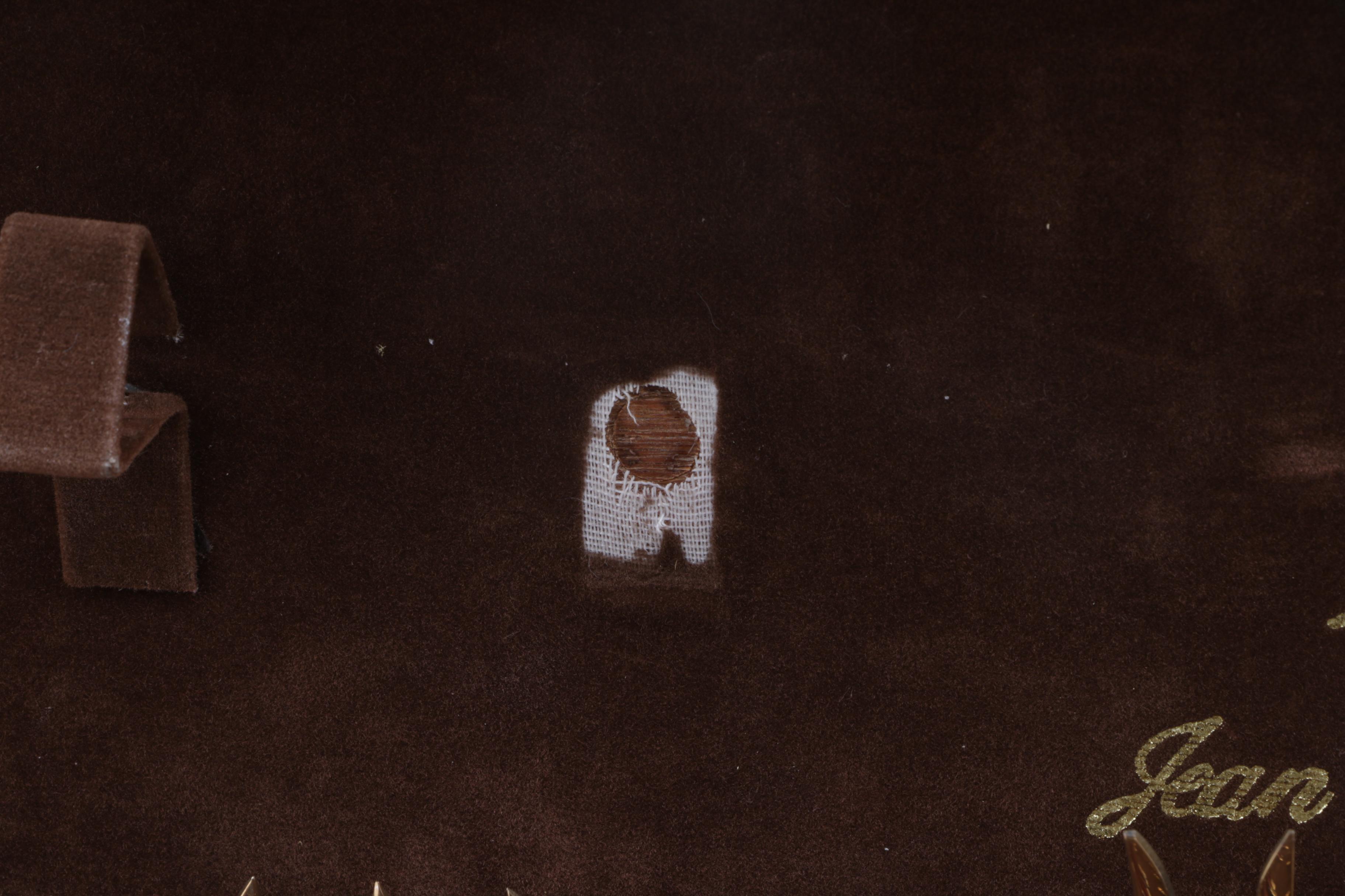 Set of Vintage Bronze and Rosewood Flatware