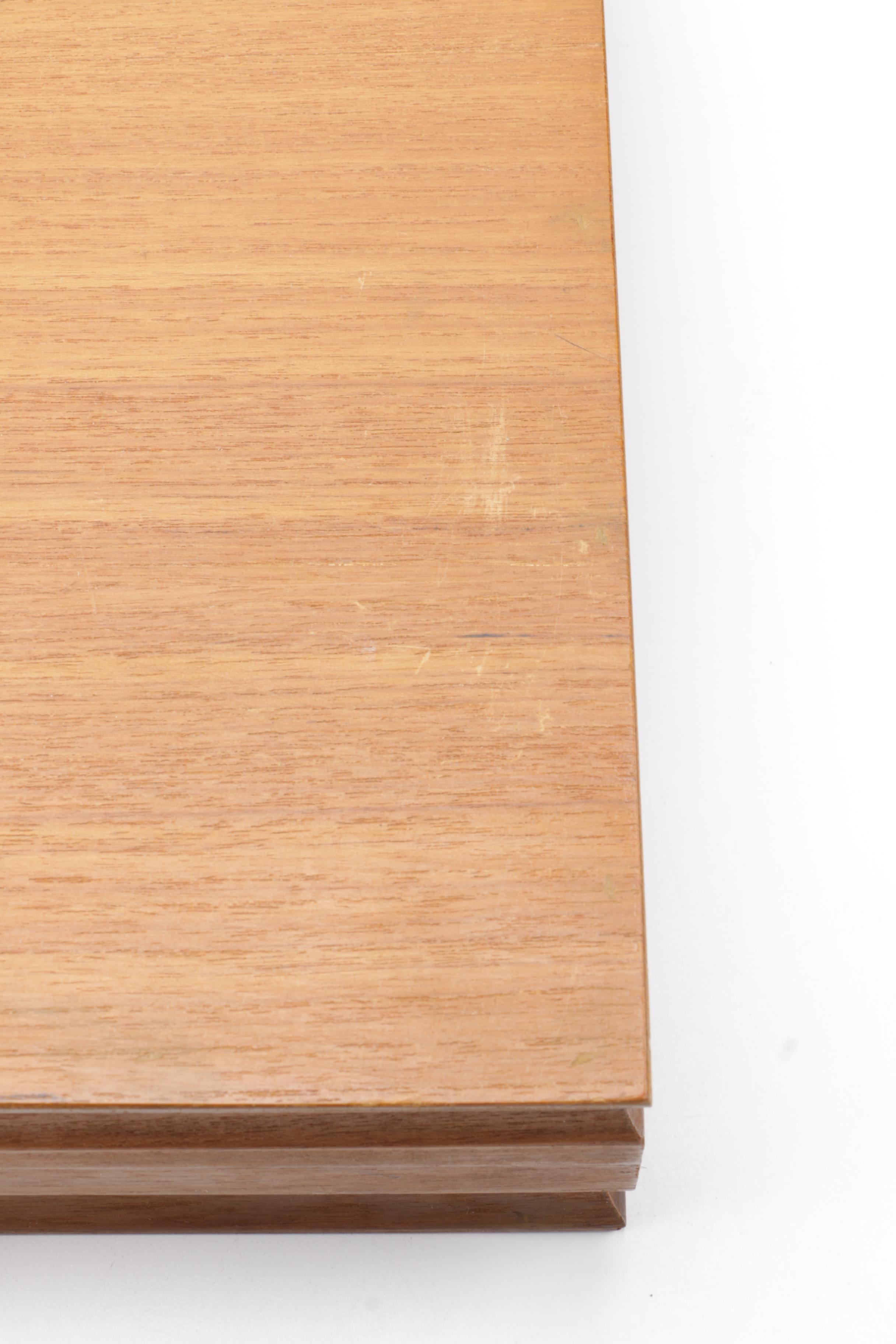 Set of Vintage Bronze and Rosewood Flatware