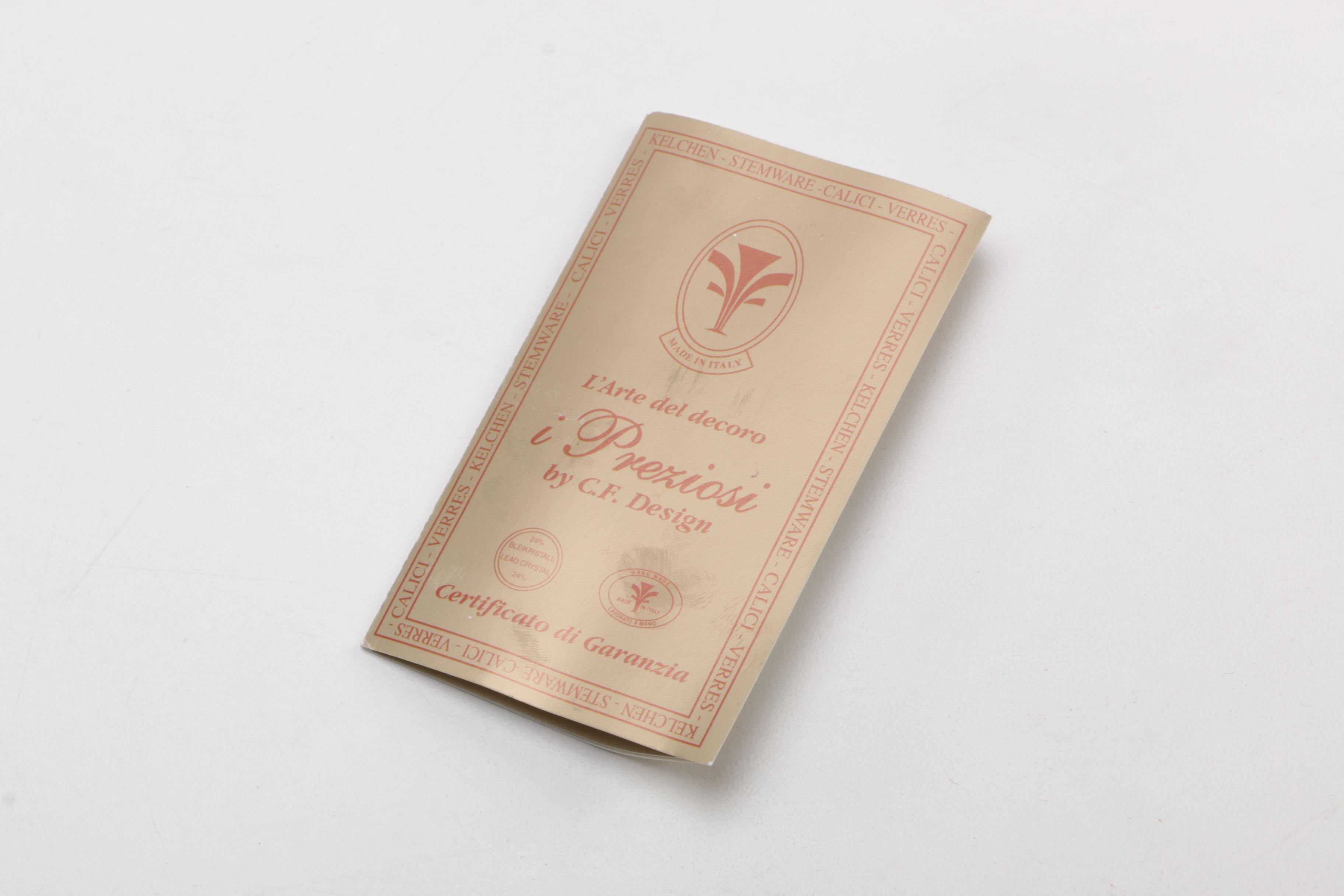 L'Arte del Decoro Crystal Stemware