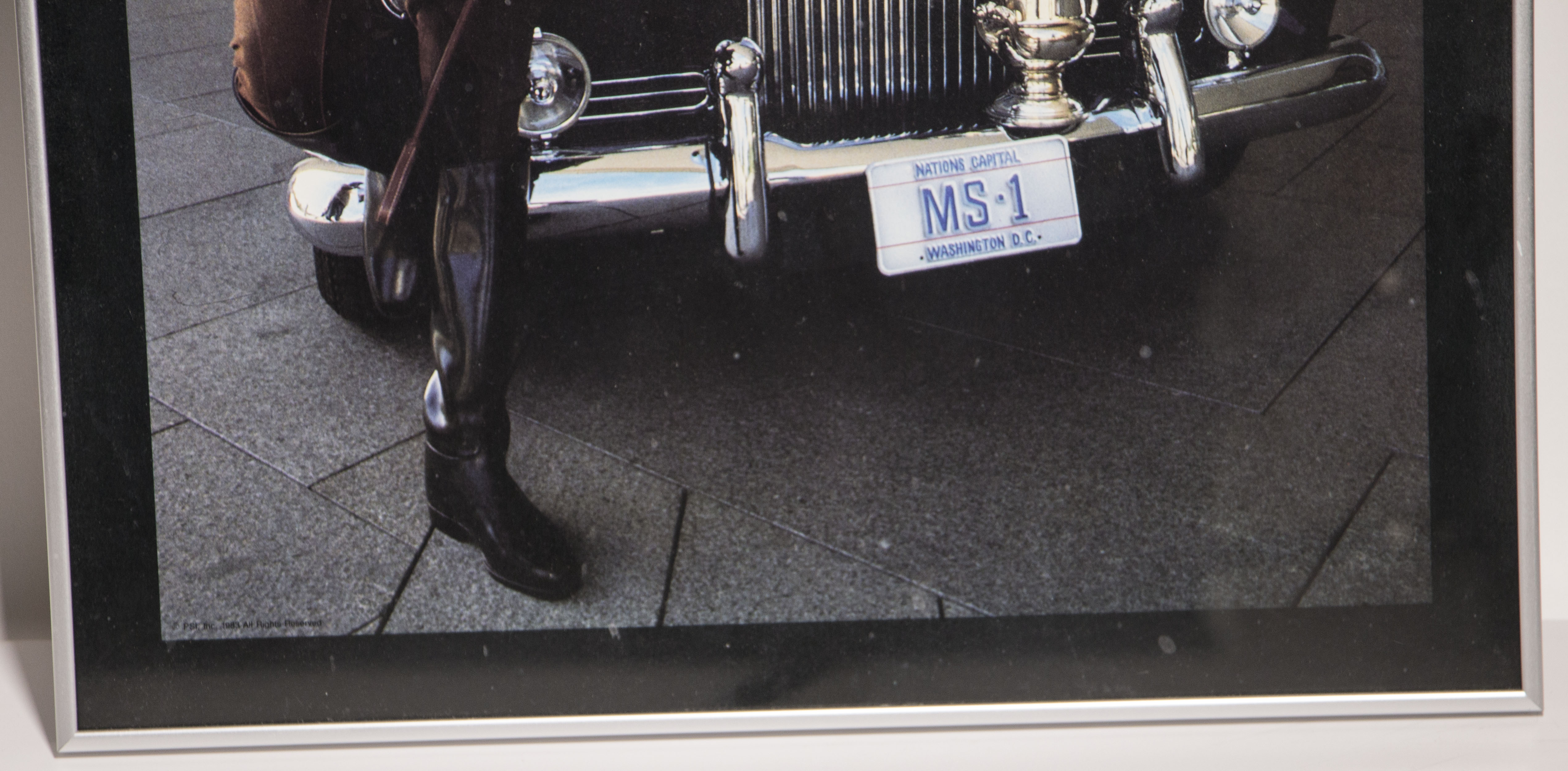 1980s "Poverty Sucks" Poster After Jerry Mesmer with Woman and Rolls Royce