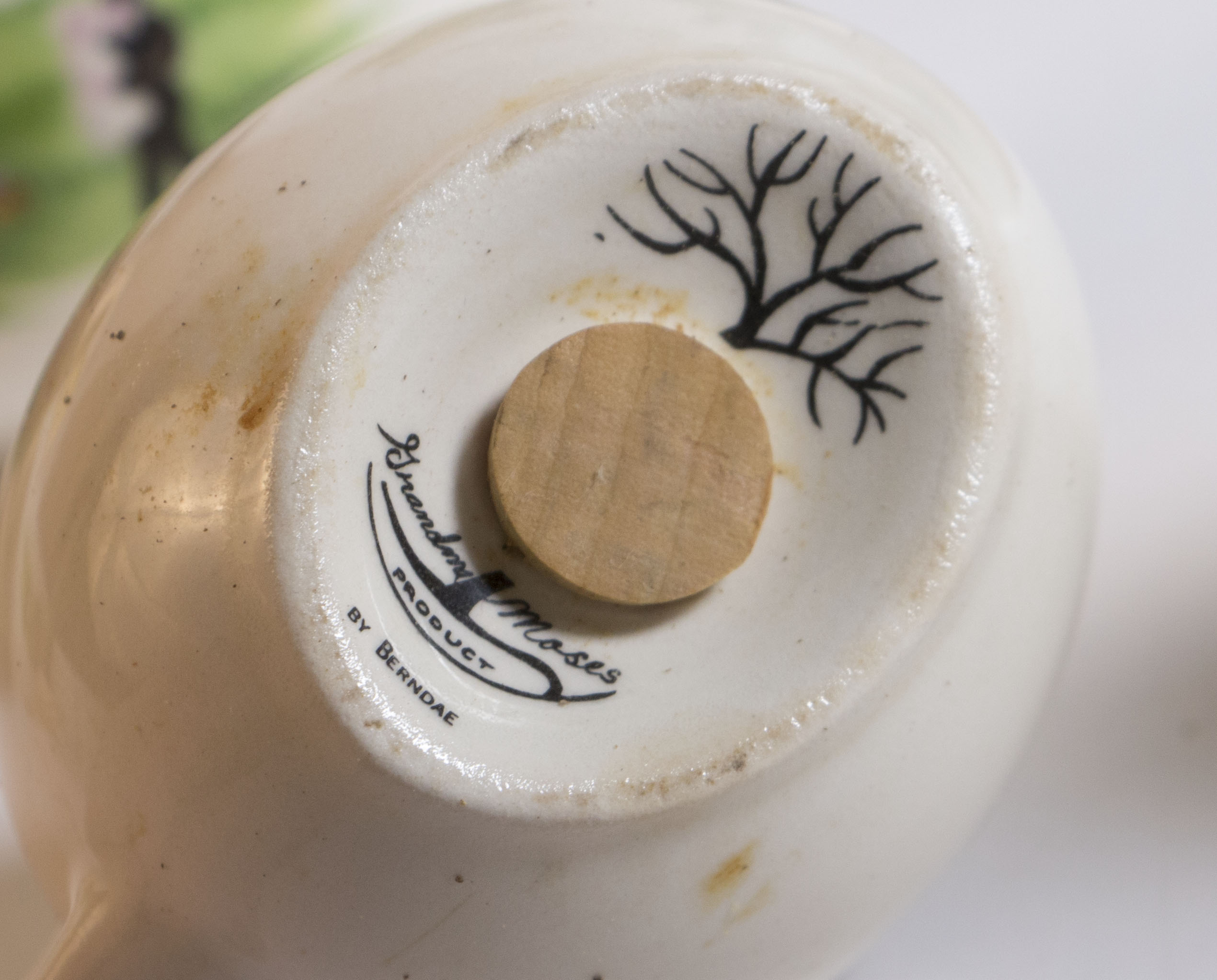 1950s Grandma Moses for Crown Potteries Ceramic Tableware