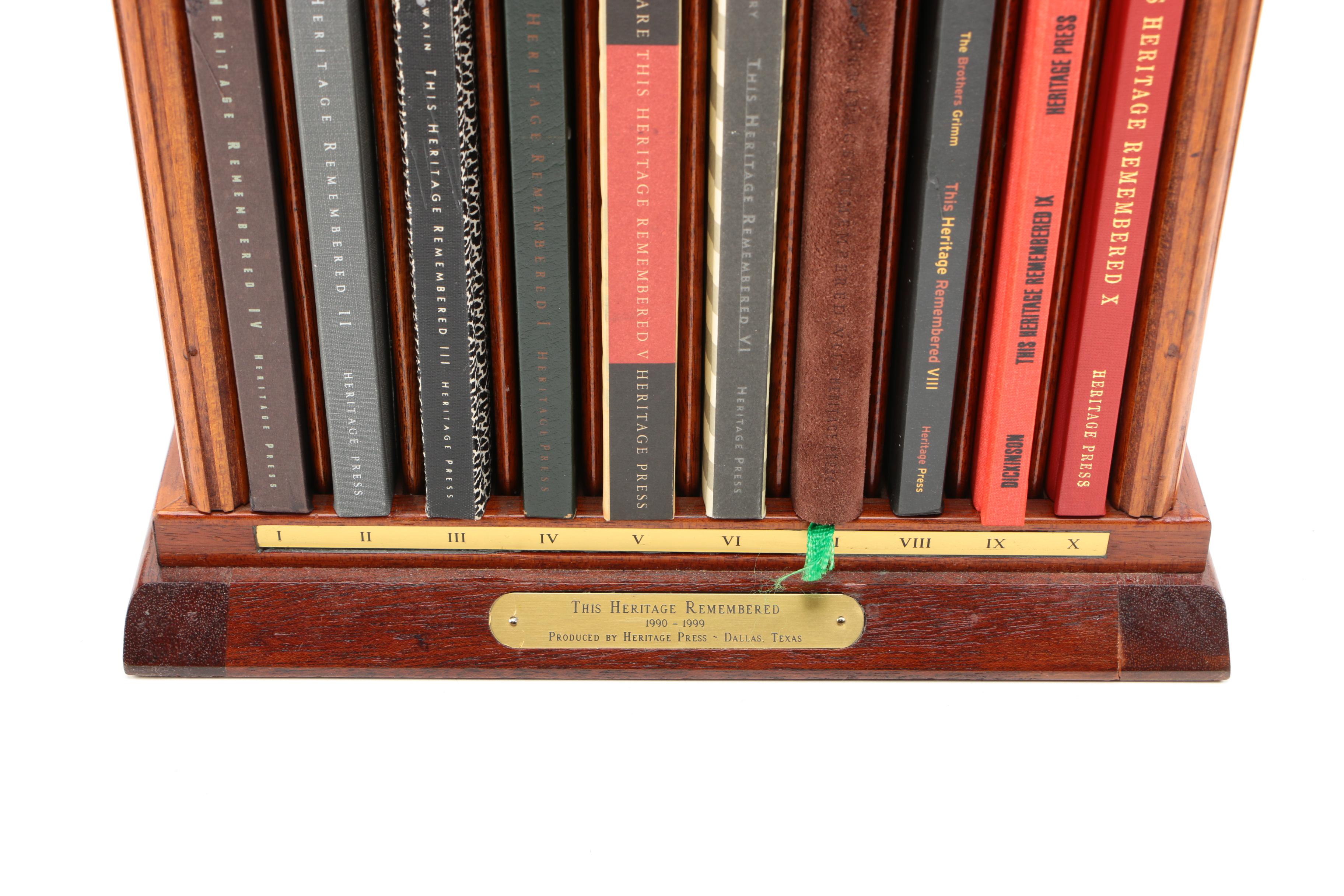 1990–1999 "This Heritage Remembered" Limited Edition Book Set in Display Case