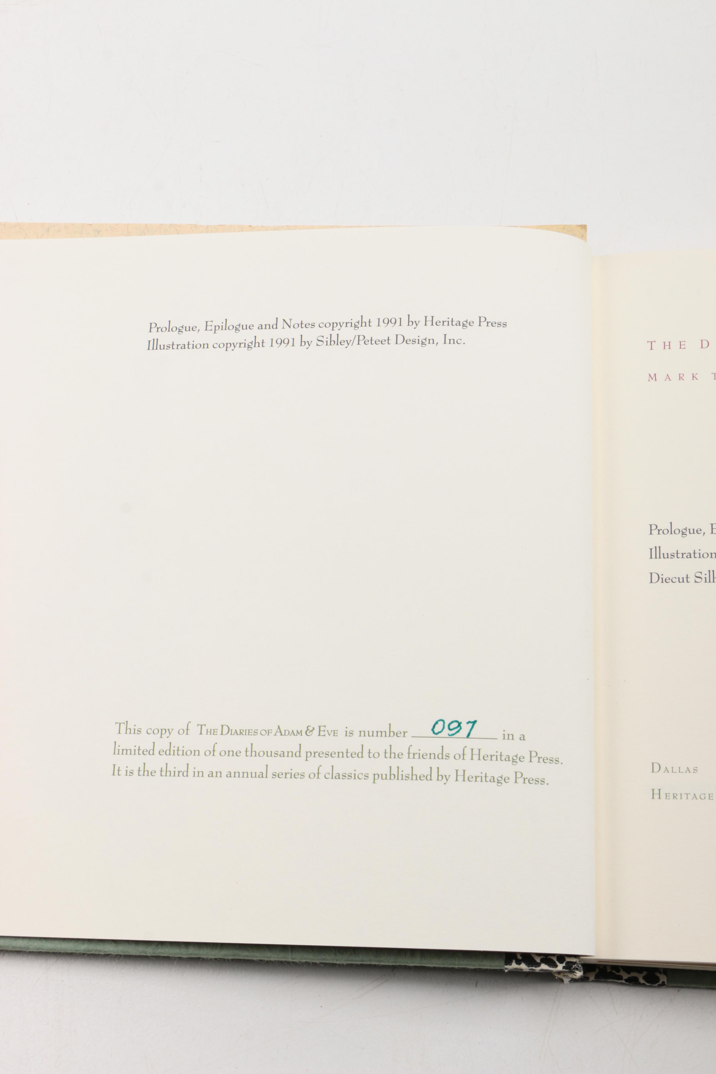 1990–1999 "This Heritage Remembered" Limited Edition Book Set in Display Case